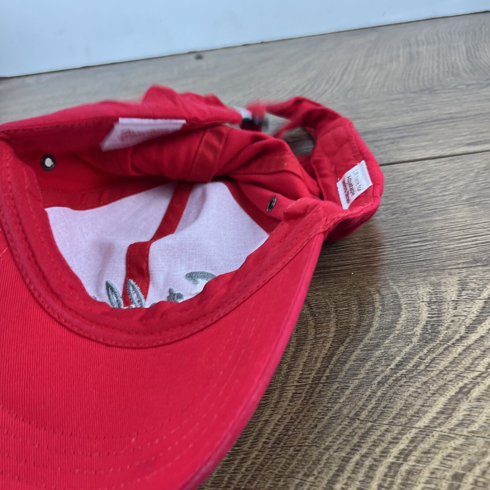 Other Stebbins Hat Stebbins High School Hat Red Hat Adjustable Adu Size ONE SIZE - 11 Thumbnail