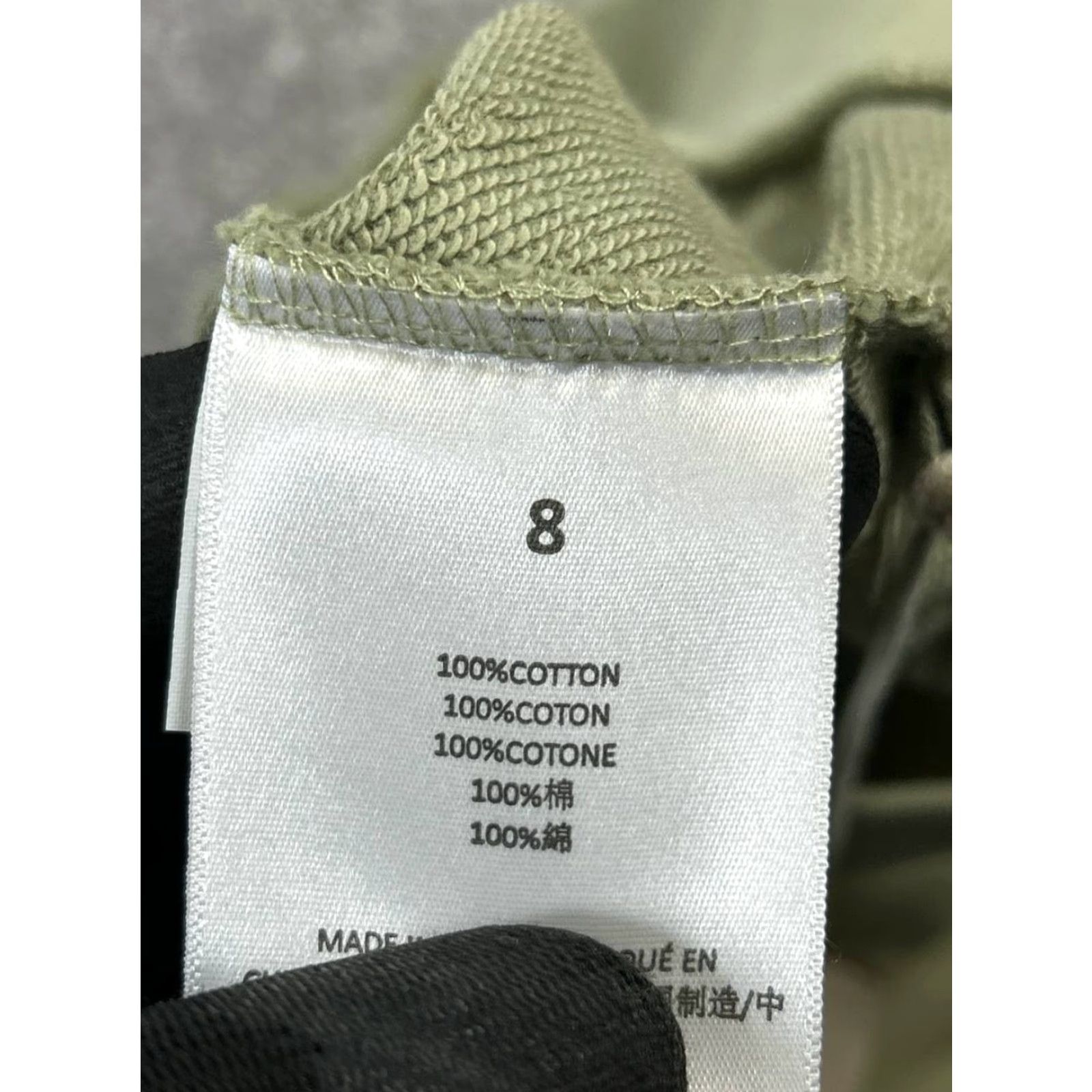 Essentials VINTAGE Essentials Shirt Womens 8 Cotton Knit Oversized Henley Green Casual Spring Womens Size M / US 6-8 / IT 42-44 - 5 Thumbnail