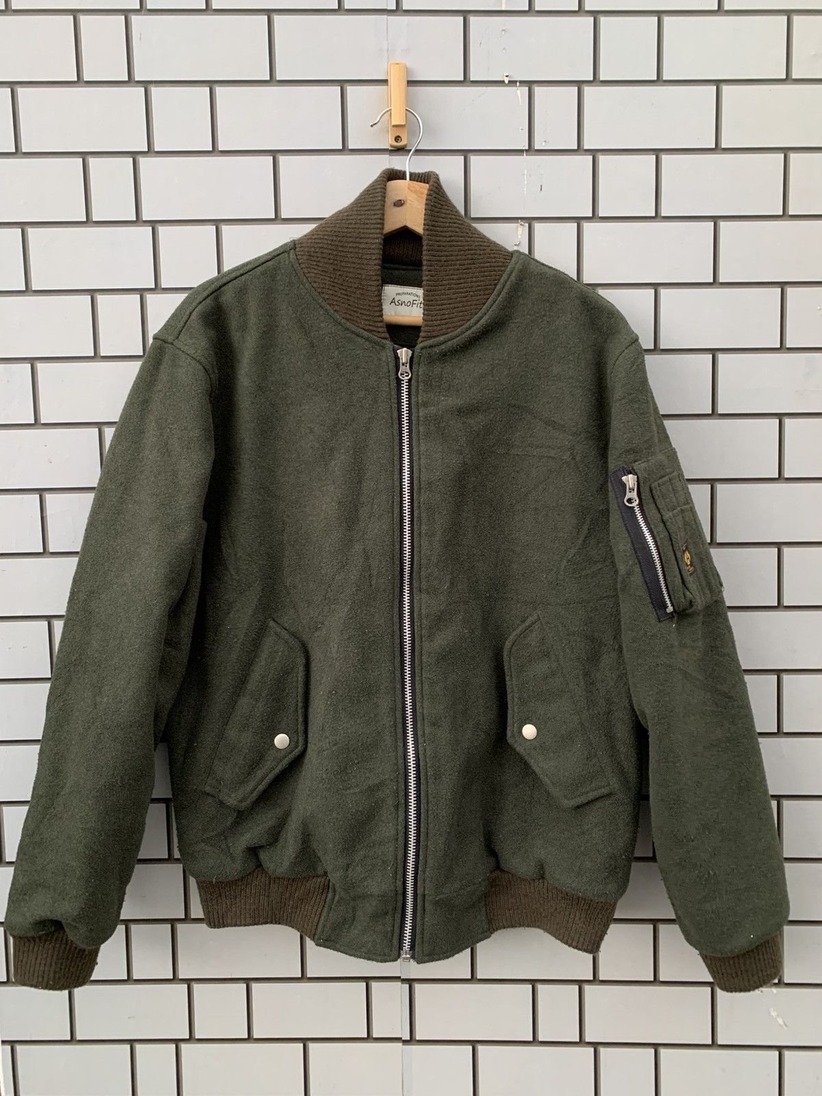 Other Vintage Japanese Brand Asnofit Bomber Jacket Size US L / EU 52-54 / 3 - 1 Thumbnail
