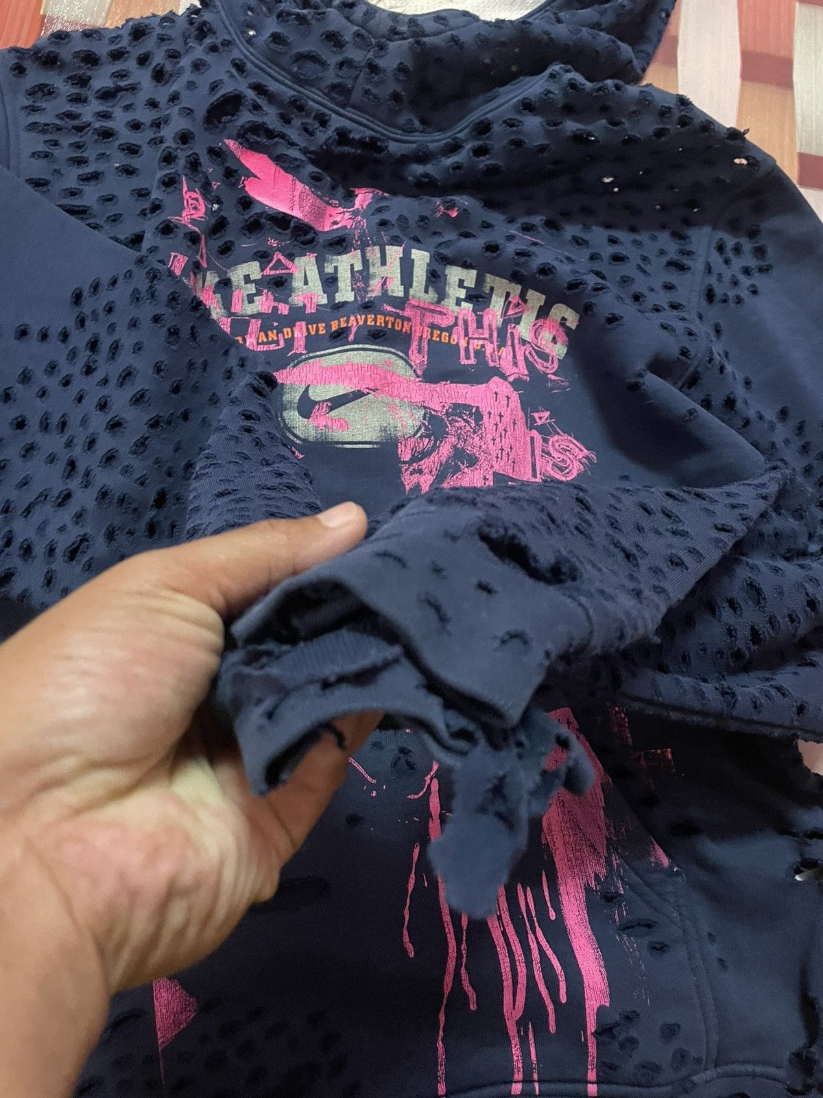 Vinti Andrews Nike Destroy Hoodie Vinti Andrew Porn British Designer Size US M / EU 48-50 / 2 - 3 Thumbnail