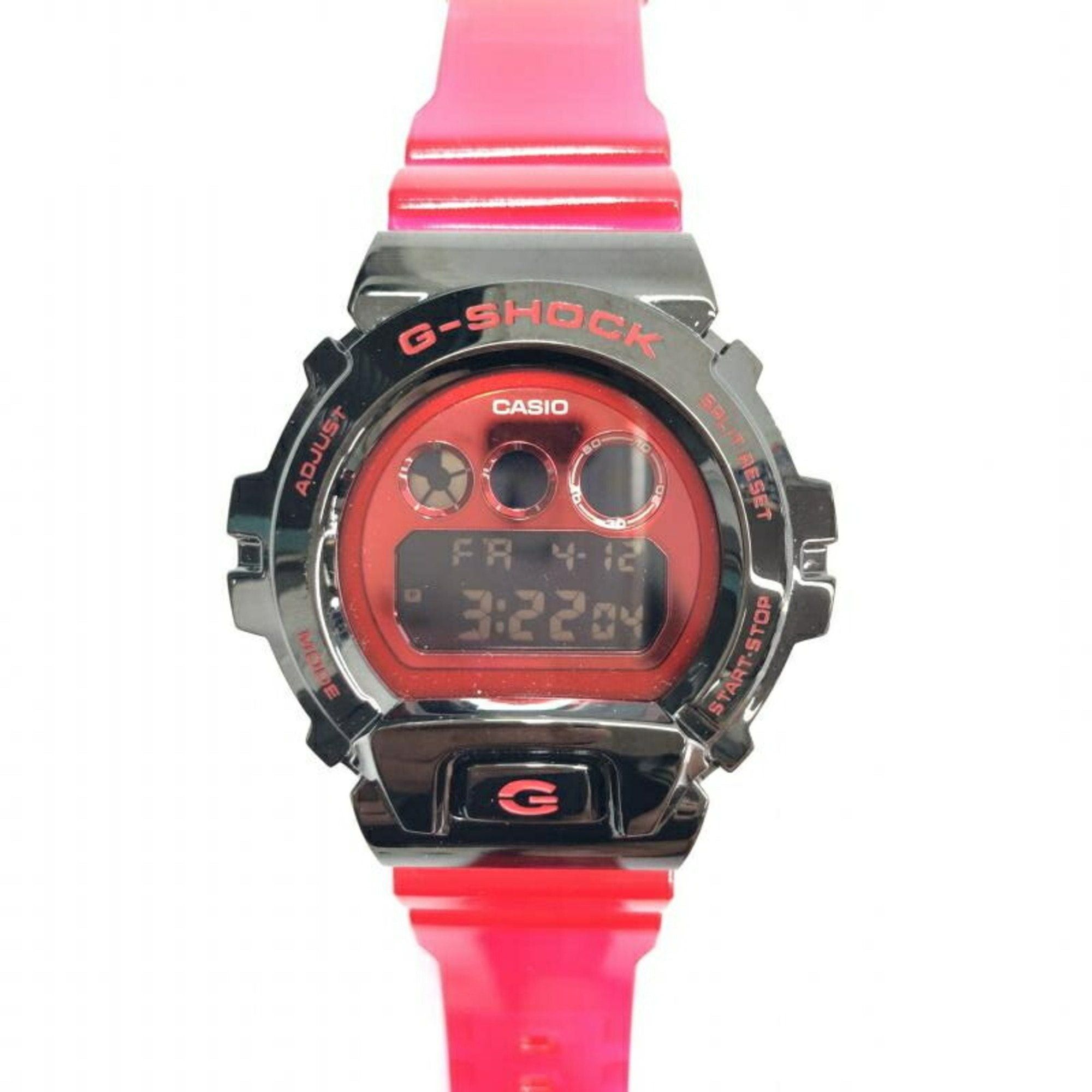 image of Casio G-Shock Watch Gm-6900B-4Jf Red Black, Women's