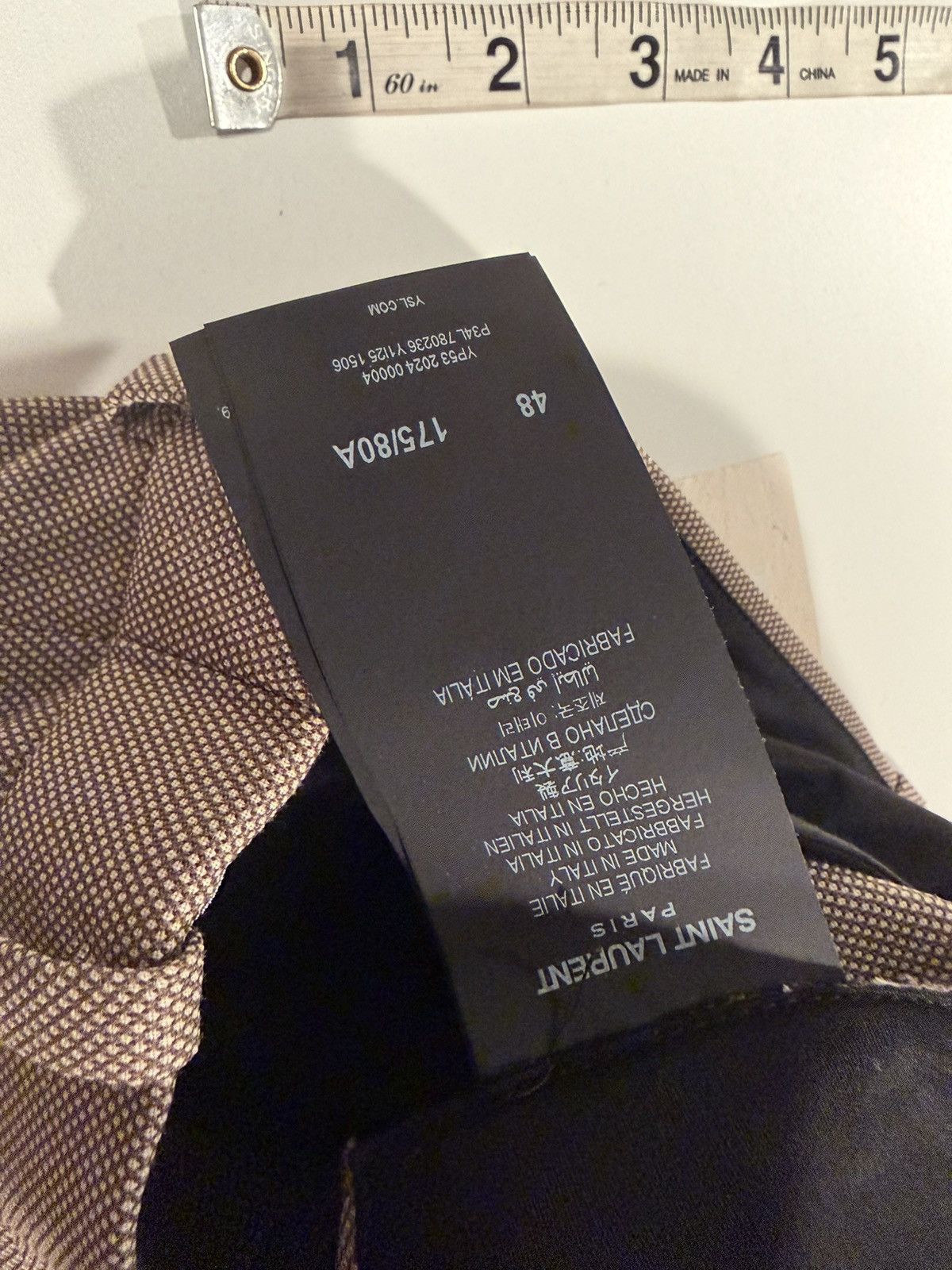 Saint Laurent Paris Saint laurent mens 2024 silk pants. 48/32. $1950 Size US 32 / EU 48 - 4 Thumbnail