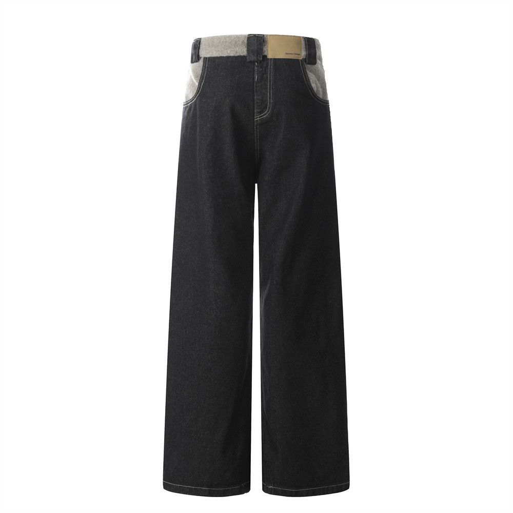 Japanese Brand × Jean Men's street washed straight stitching multi-pocket jeans Size US 32 / EU 48 - 3 Thumbnail
