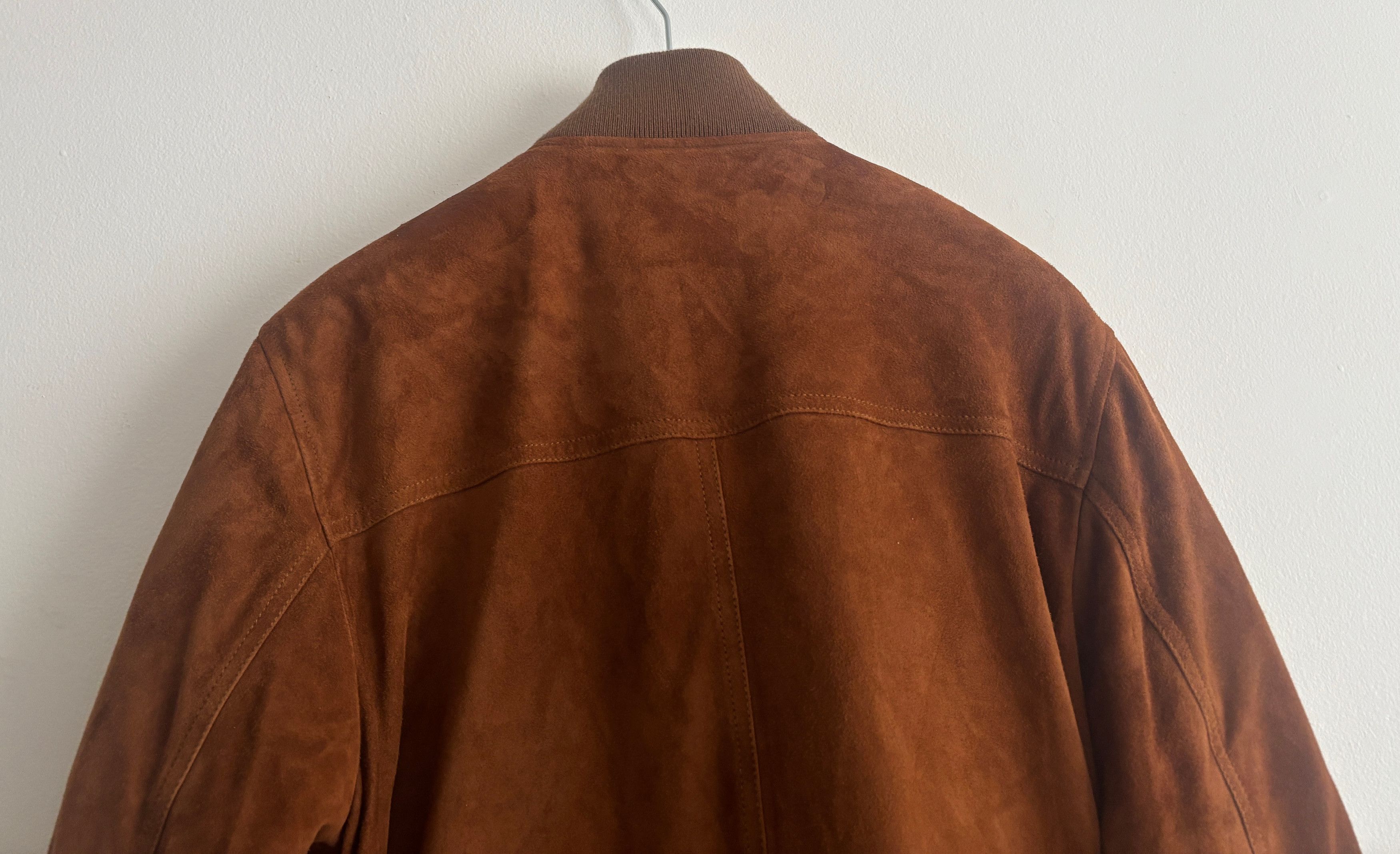 Valstar $1995 Down Suede Bomber Jacket- EU54 - US 40-42 (Large) Size US L / EU 52-54 / 3 - 7 Thumbnail