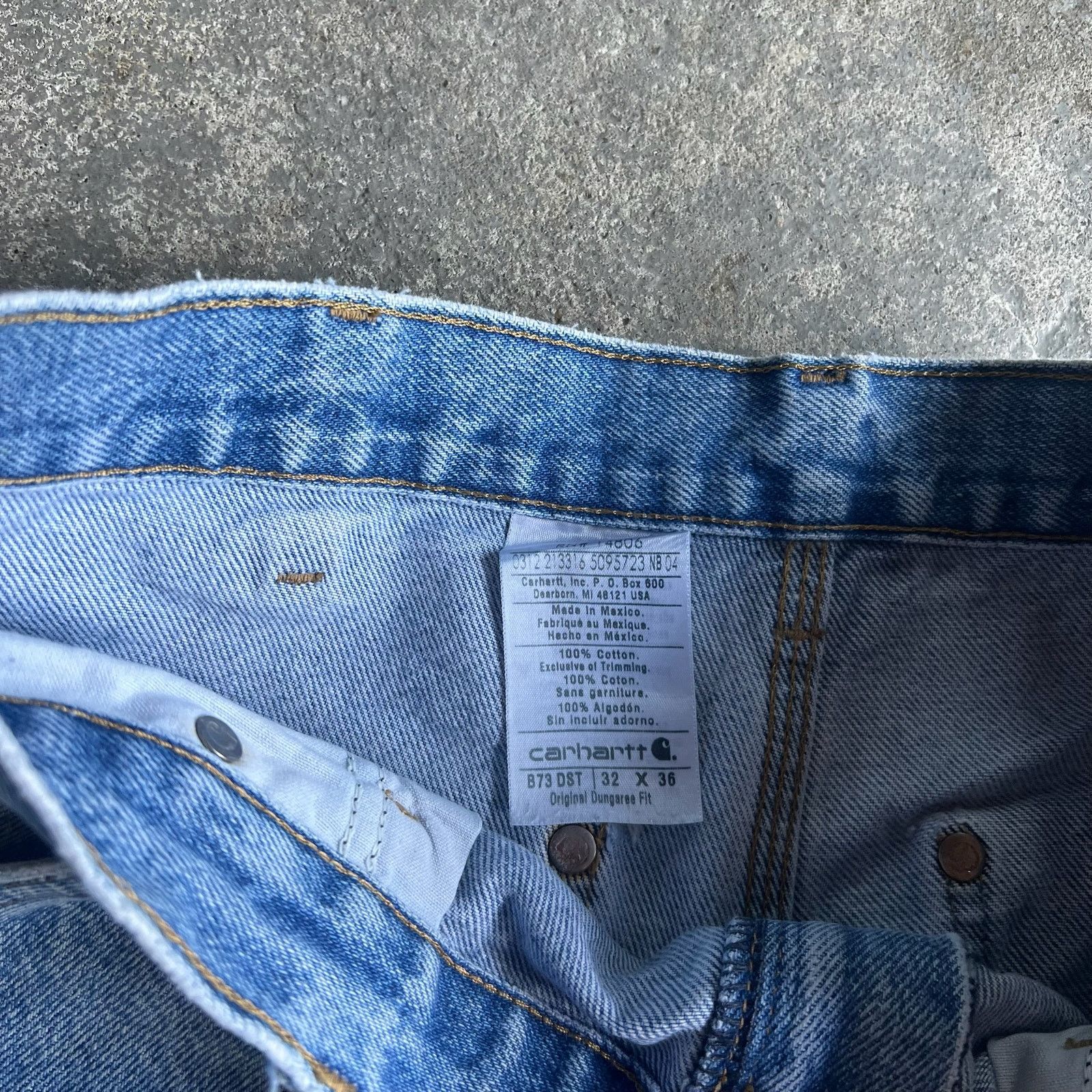 Carhartt × Vintage Carhartt denim blue jean double knee work carpenter pants Size US 30 / EU 46 - 6 Thumbnail