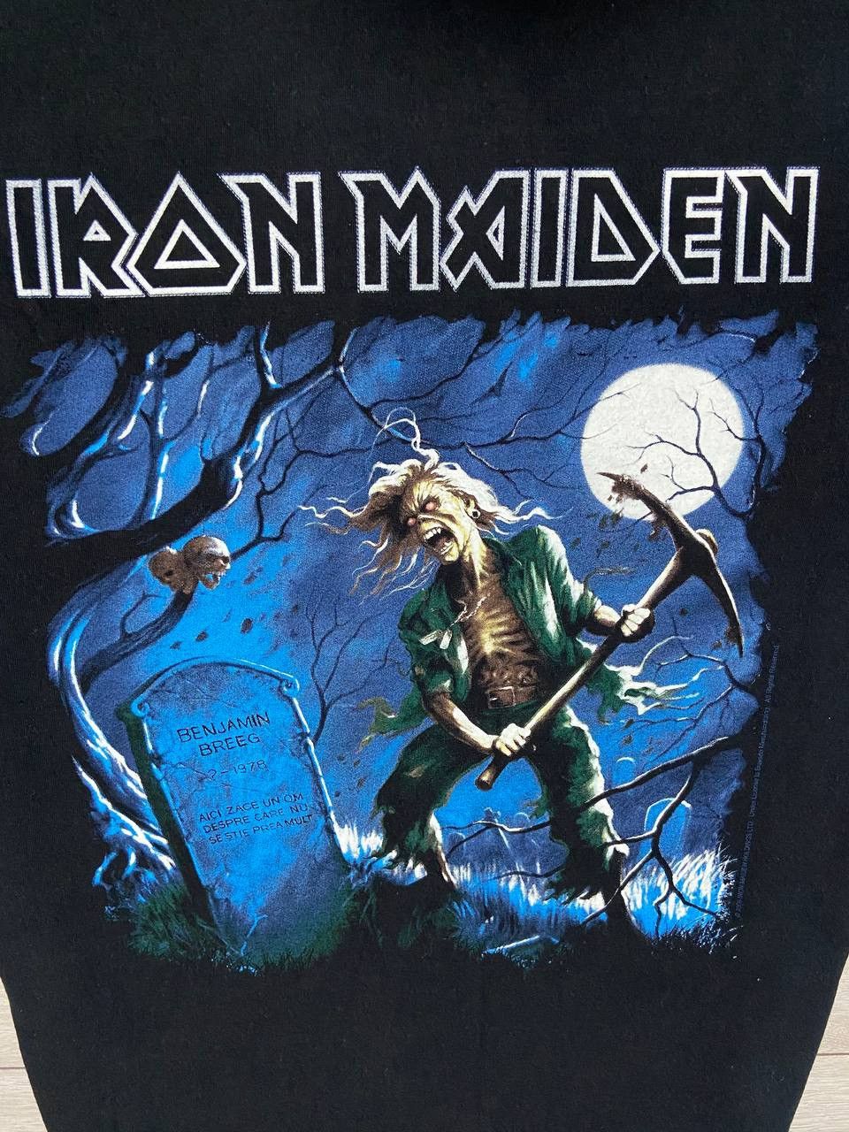 Band Tees Vintage Iron Maiden Benjamin Breeg T-Shirt Size US L / EU 52-54 / 3 - 5 Thumbnail
