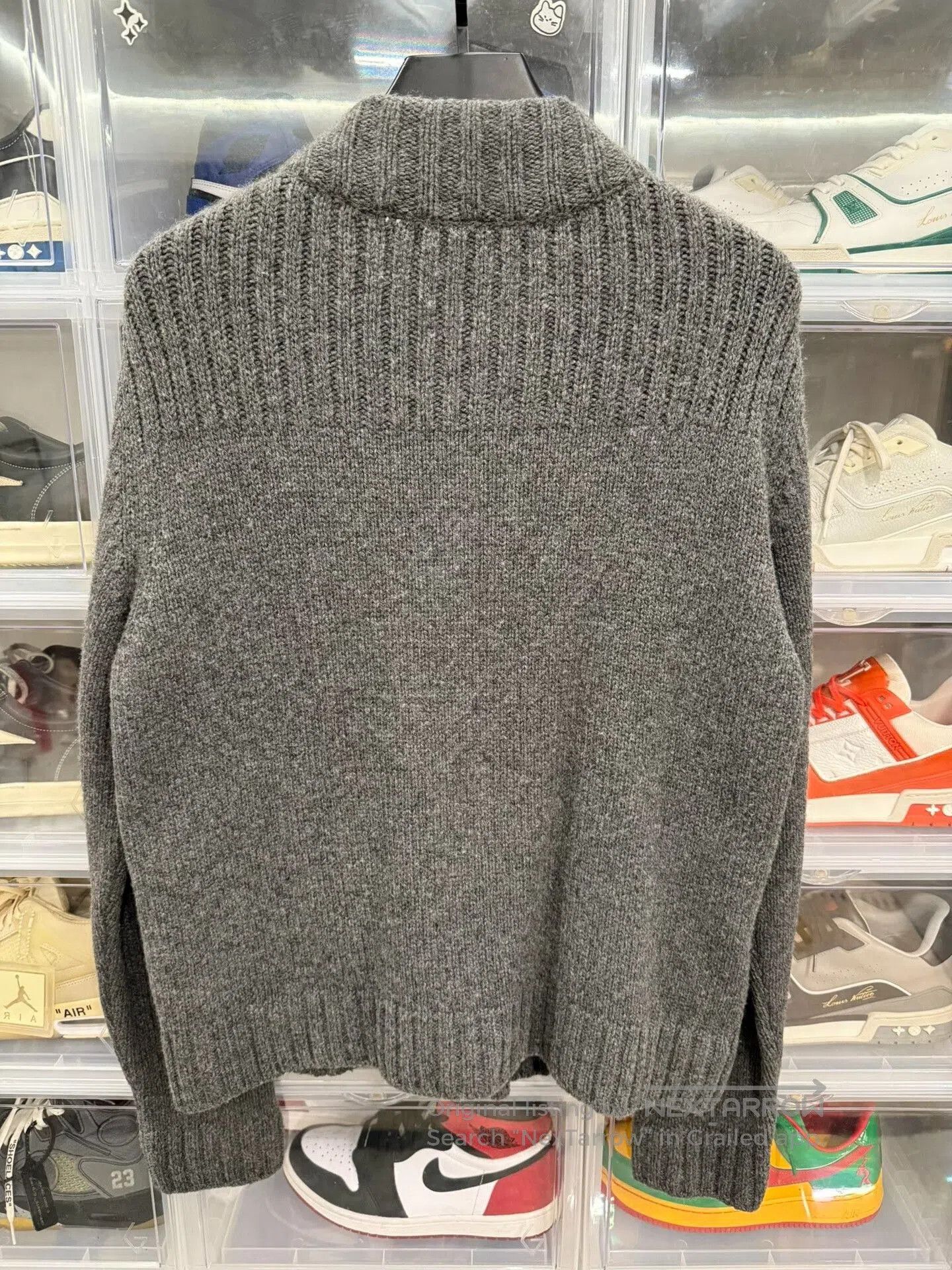 Chrome Hearts Chrome Hearts CH Logo Gray Cashmere Cardigan. Size US L / EU 52-54 / 3 - 3 Thumbnail