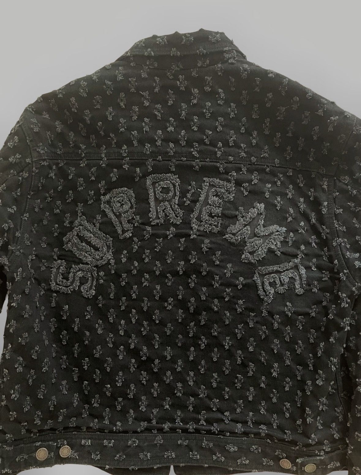 Supreme Supreme Radial Embroidered Denim Trucker Jacket | Grailed