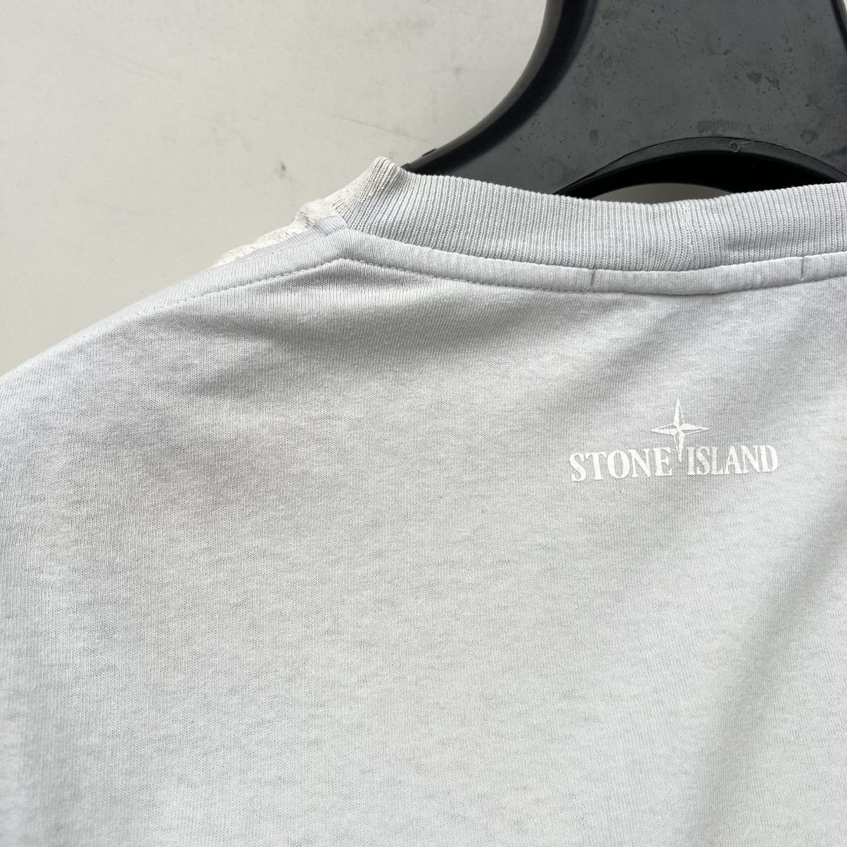Stone Island STONE ISLAND 2022 GREY GRAPHIC TEE t shirt Size US M / EU 48-50 / 2 - 13 Thumbnail