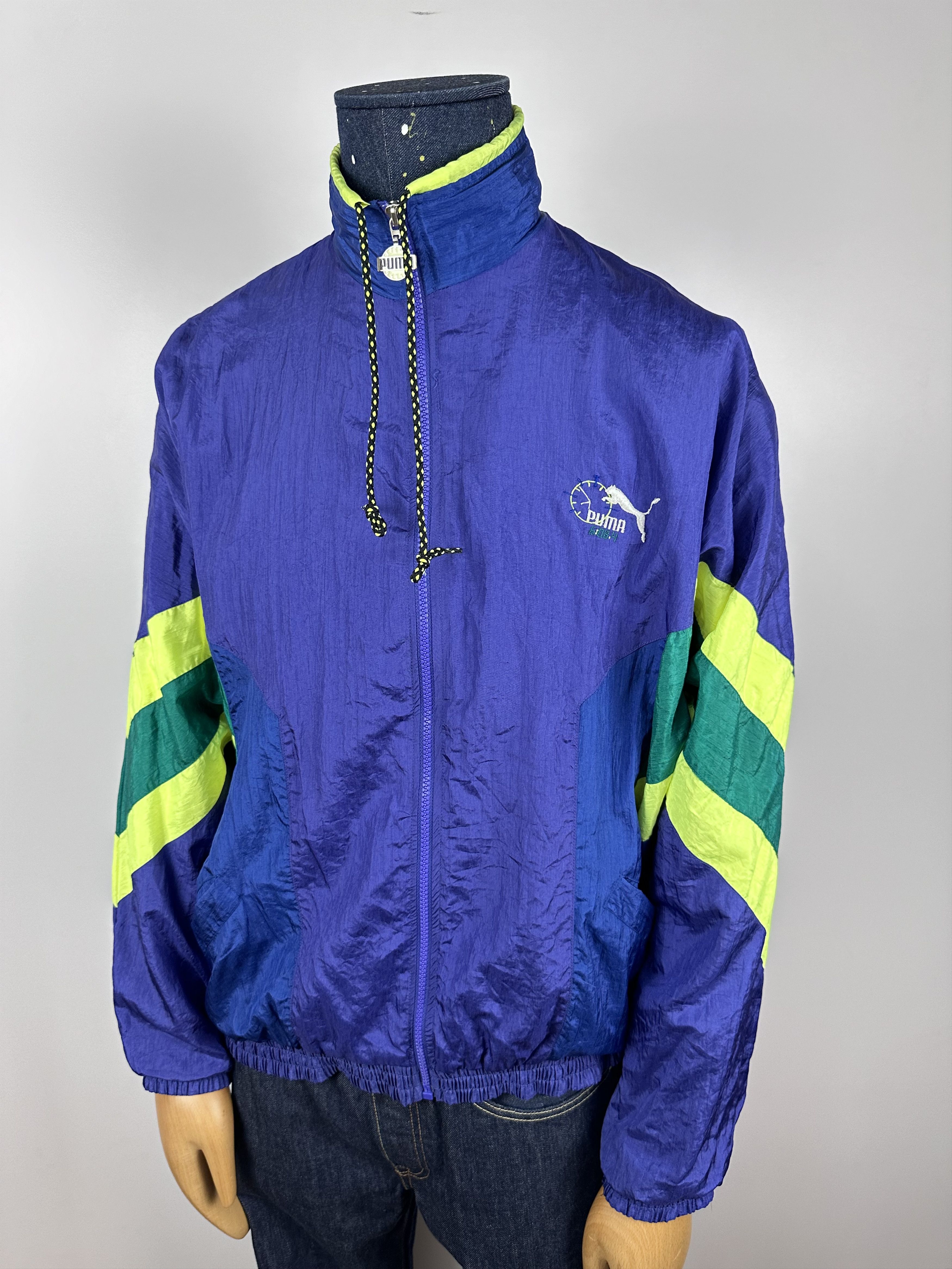 Puma × Vintage Puma Performance Vintage 90s Nylon Track Top Jacket Size US M / EU 48-50 / 2 - 1 Thumbnail