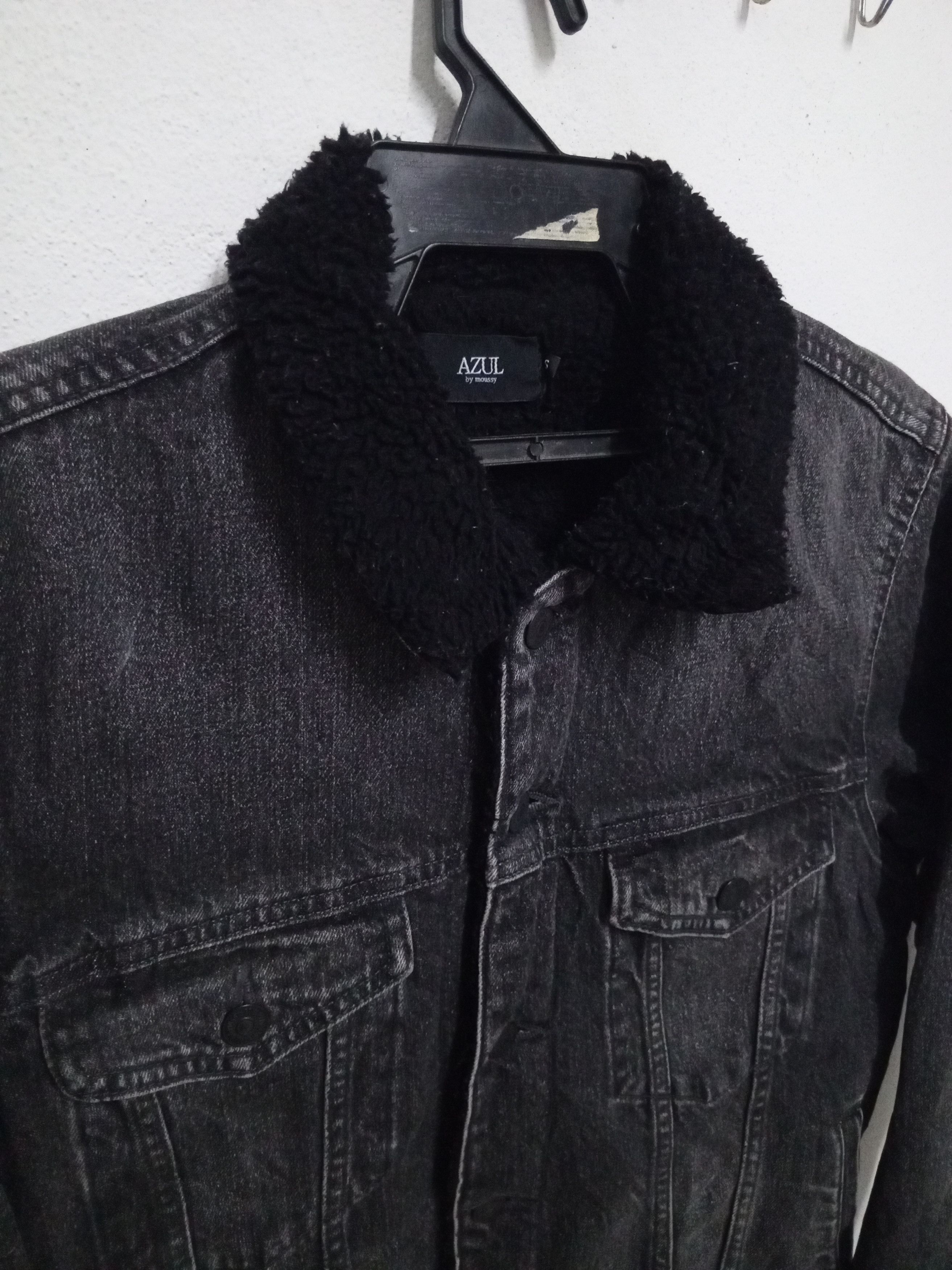 MOUSSY AZUL BY MOUSSY DENIM JACKET WOOL Size US L / EU 52-54 / 3 - 4 Thumbnail