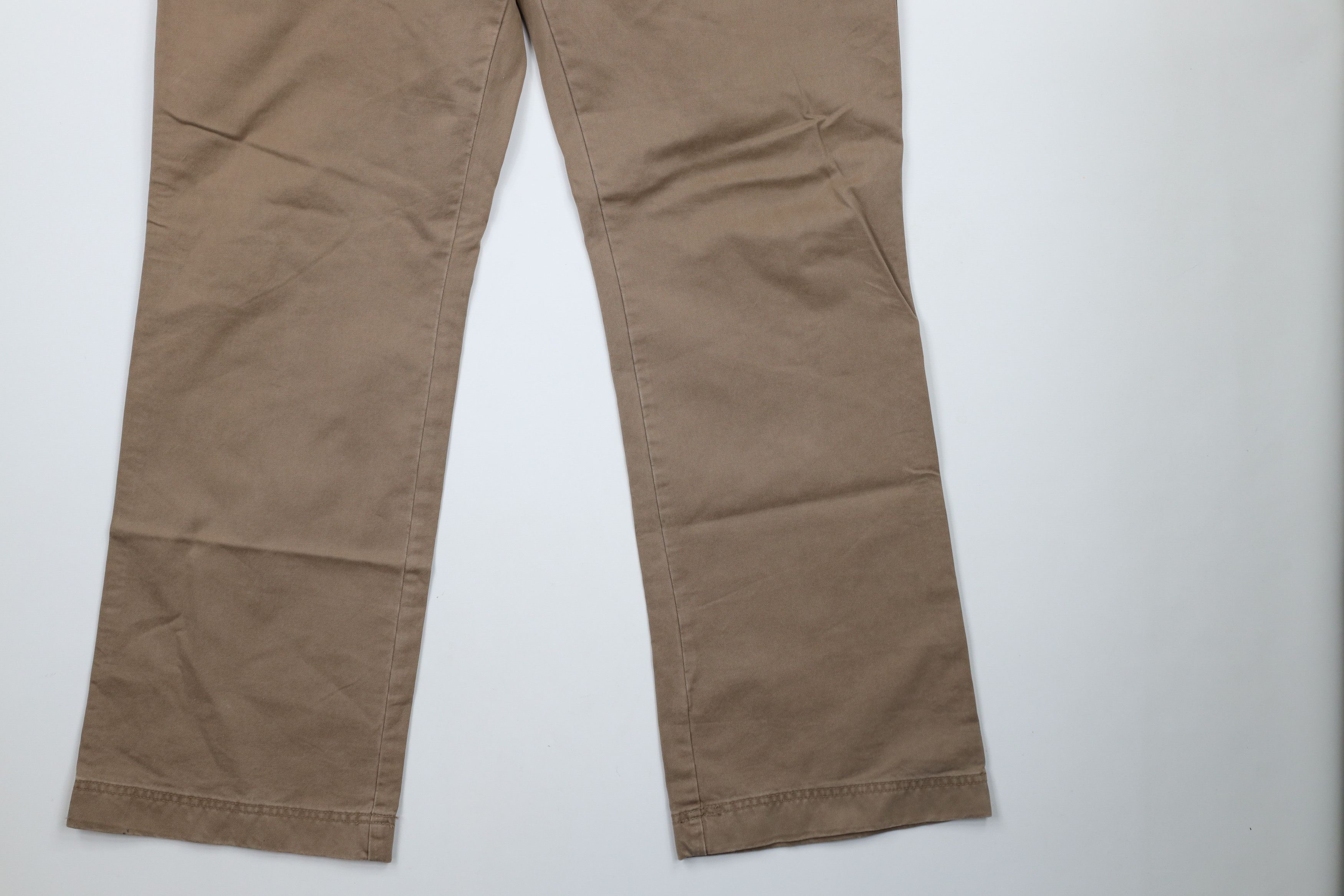J.Crew × Vintage Vintage J Crew Bootcut Wide Leg Chino Pants Brown Cotton Size US 36 / EU 52 - 4 Thumbnail