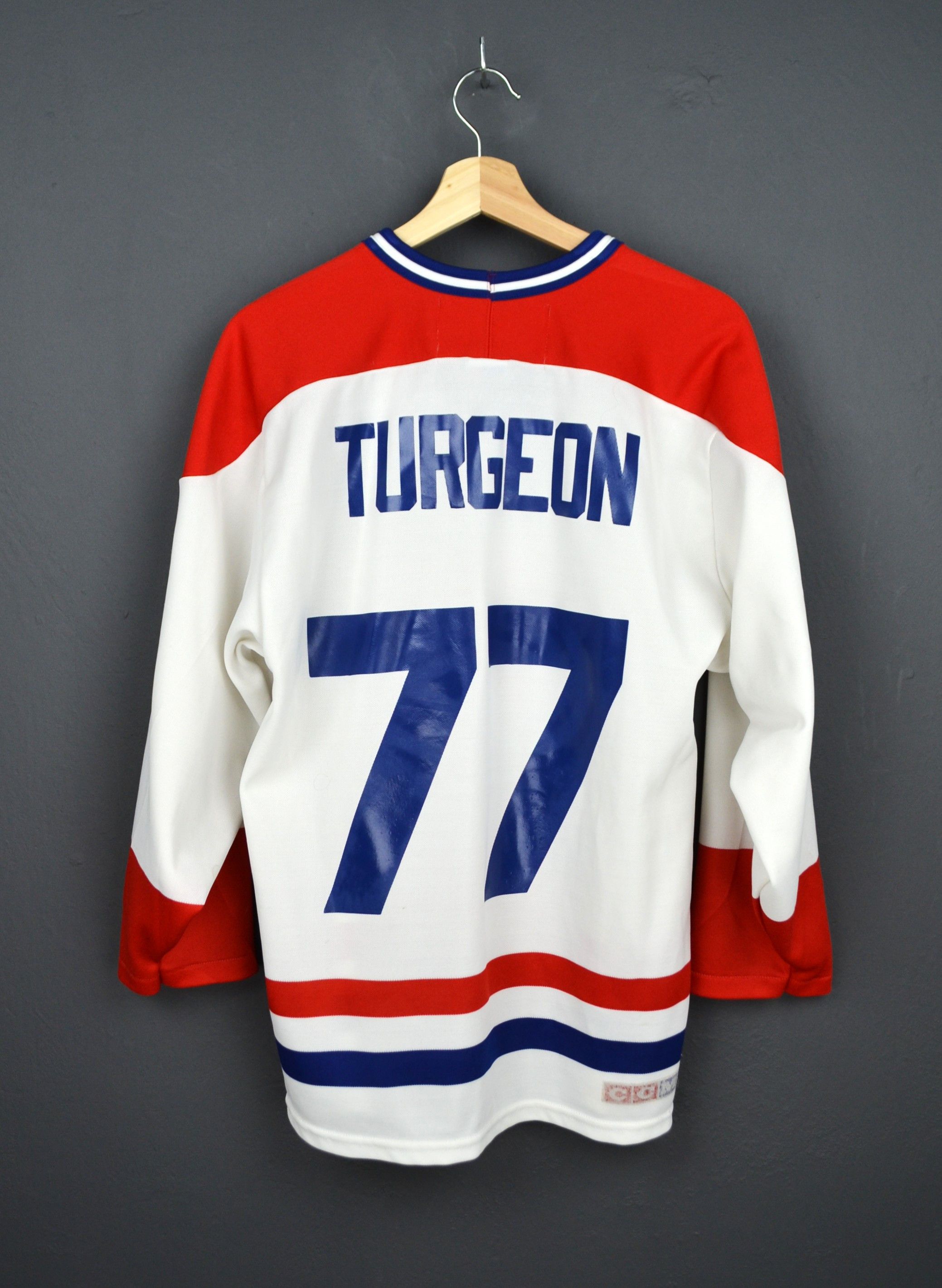 Ccm Canadien CCM Montreal Vintage M Pierre Turgeon 77 Jersey Size US M / EU 48-50 / 2 - 2 Thumbnail