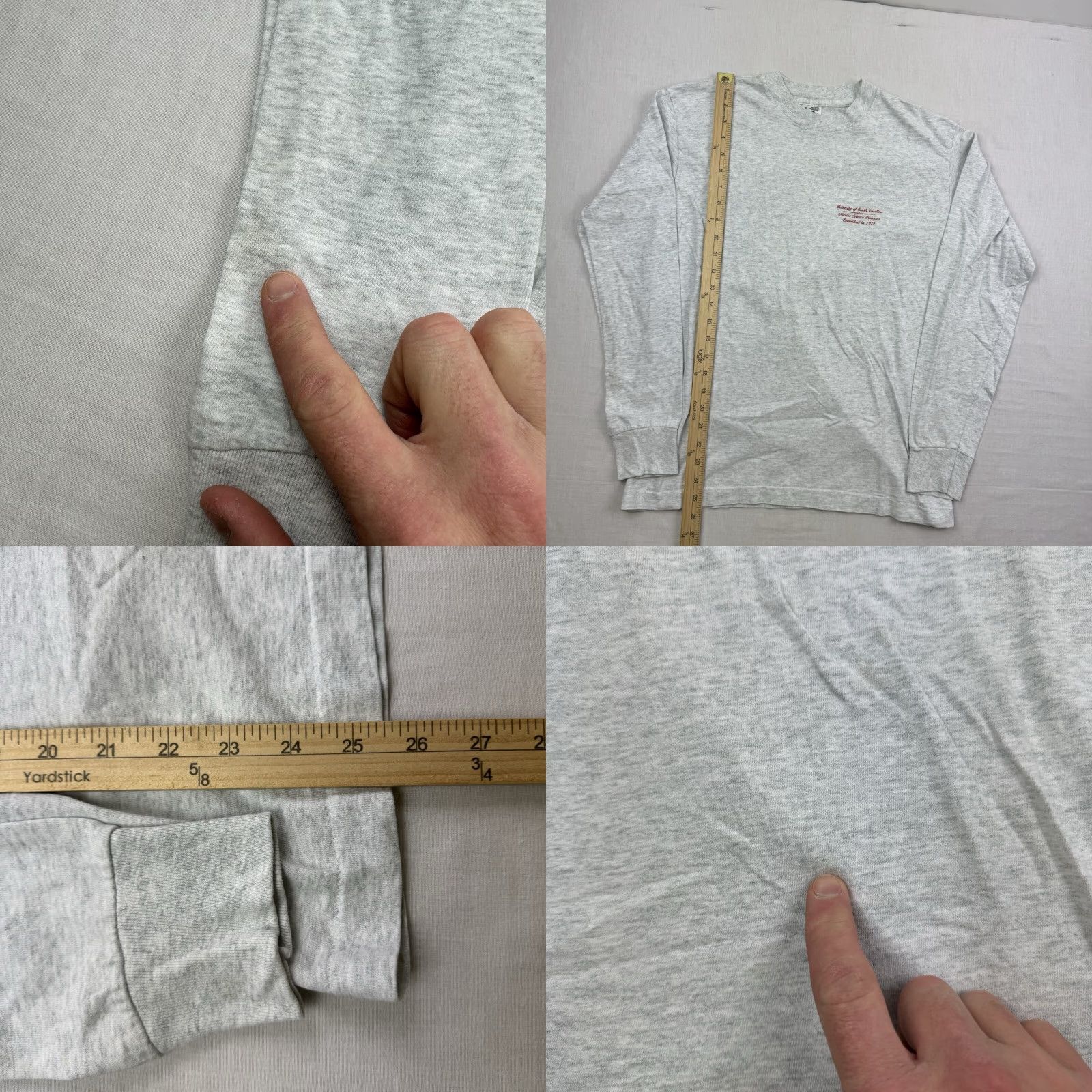 Fruit Of The Loom VINTAGE USC Marine Science Program T Shirt Adult Medium Gray Nature Ocean Animal Crew Neck Short Sleeve Fruit of the Loom Mens 90s Science Jersey Size US M / EU 48-50 / 2 - 8 Thumbnail