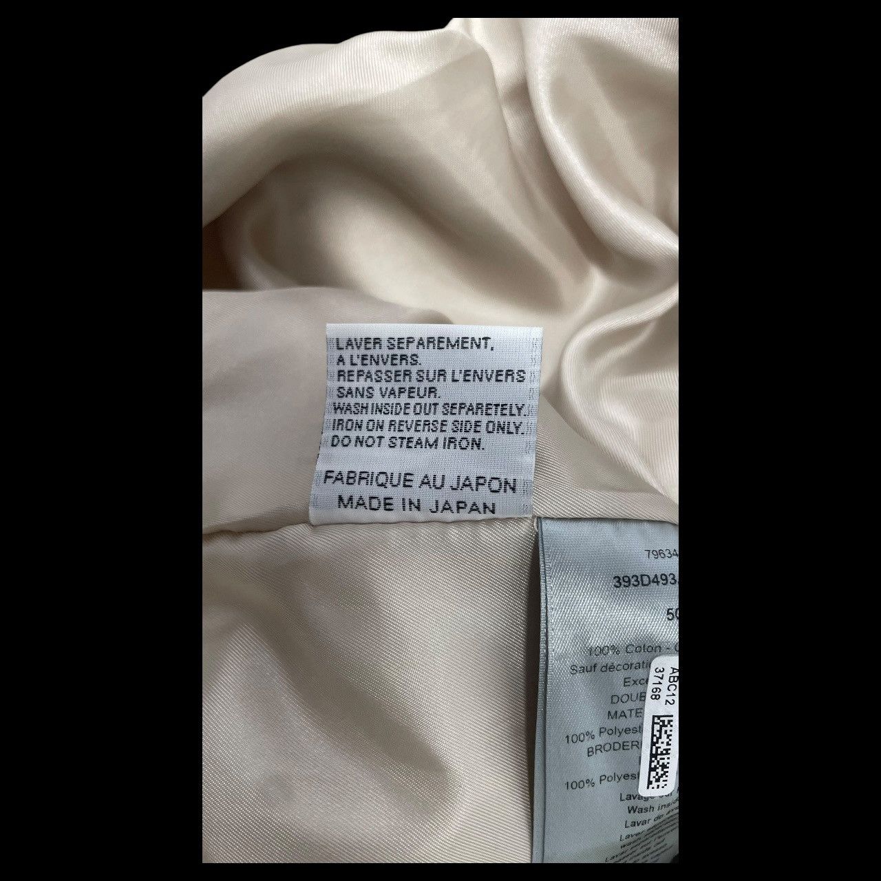 DENIM TEARS × Dior Dior X Denim Tears Dior Tears Cream Embroidered Zip Up Sz 50 Size US M / EU 48-50 / 2 - 10 Thumbnail
