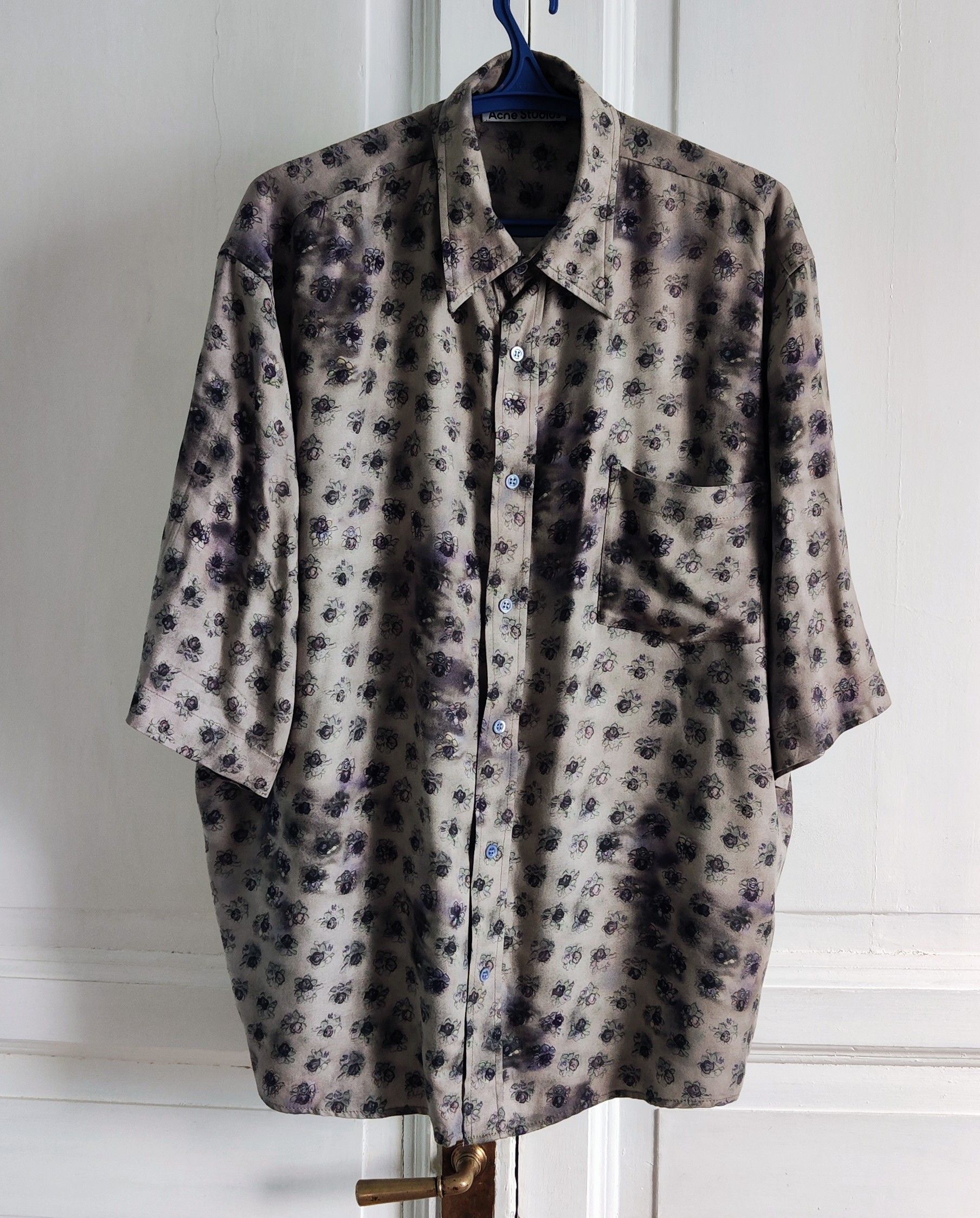 Acne Studios Floral shirt.Like Balenciaga or Vetements shirts Size US XL / EU 56 / 4 - 4 Thumbnail