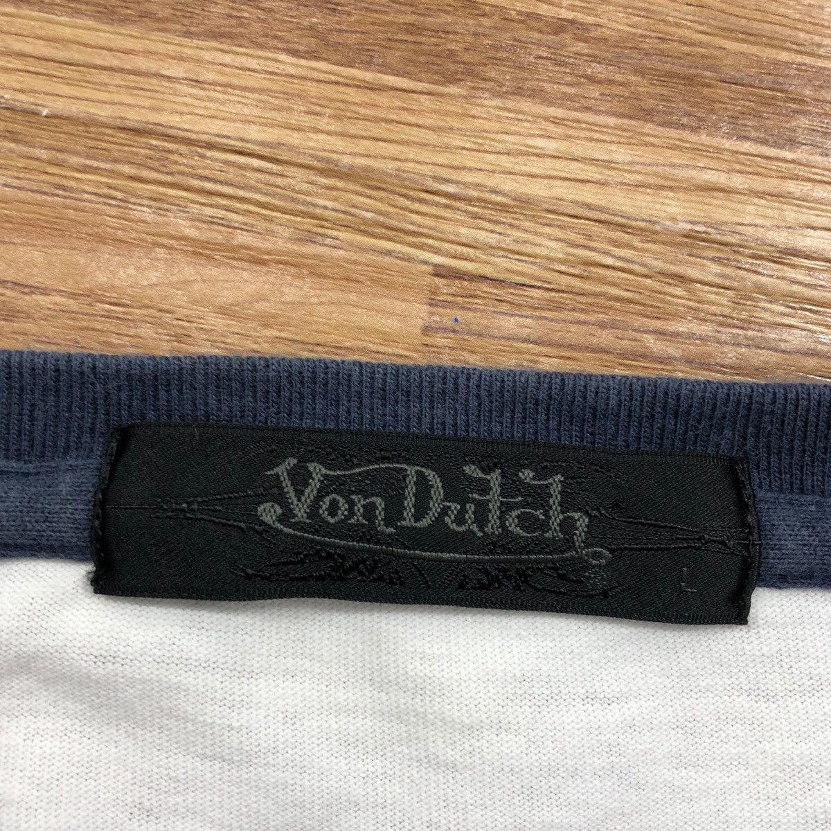Vintage × Von Dutch Pick!! Vtg VON DUTCH Long Sleeve Tshirt Size US M / EU 48-50 / 2 - 5 Thumbnail