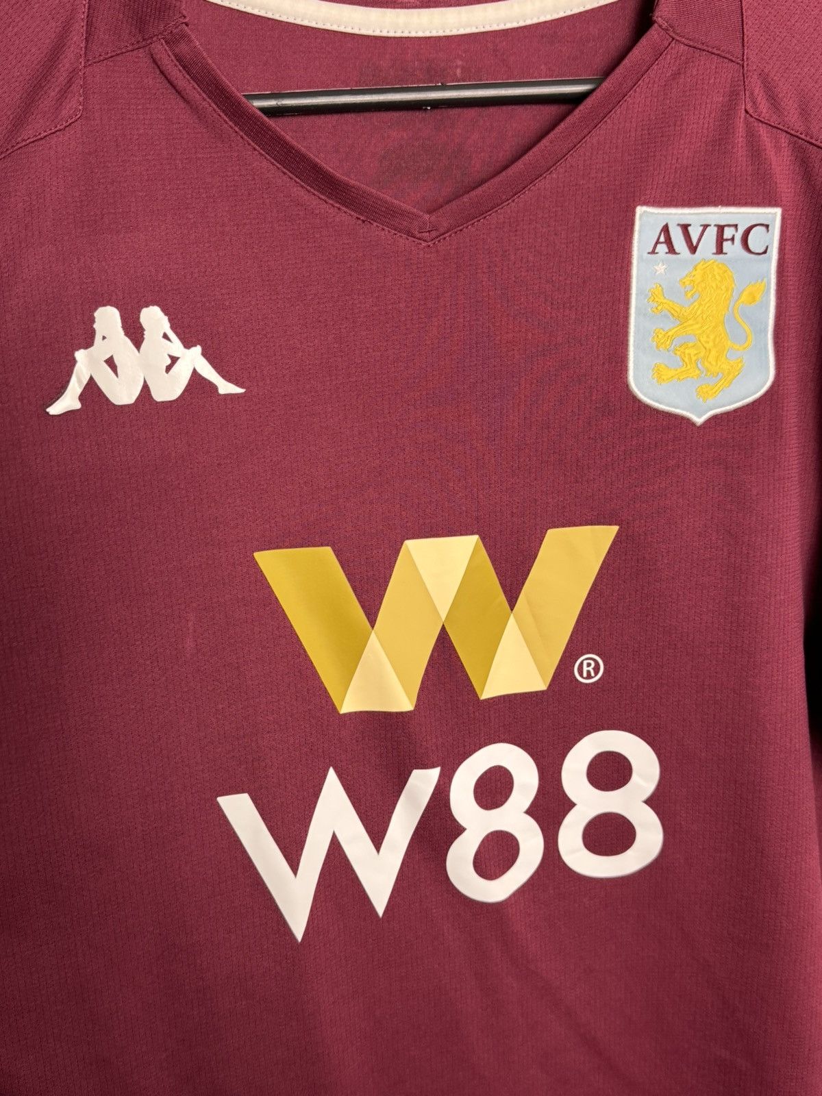 Kappa Aston Villa 19/20 Home Football Jersey Size US XL / EU 56 / 4 - 3 Thumbnail