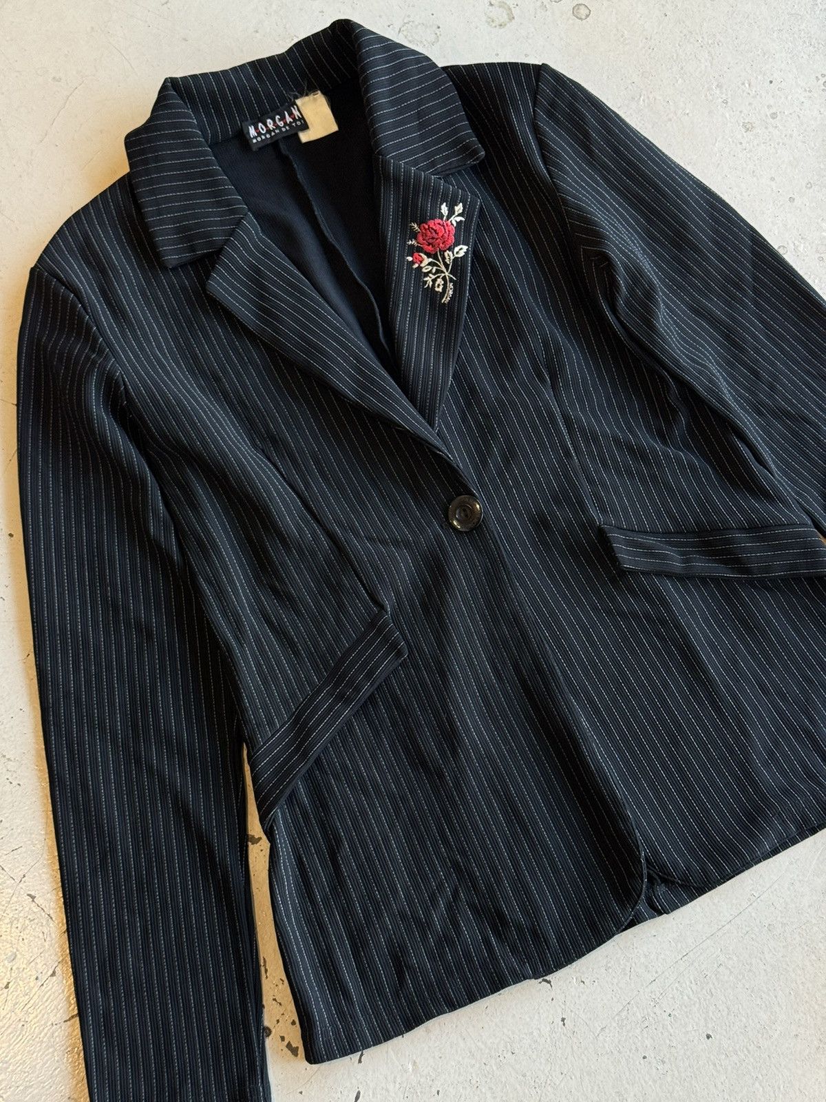 Japanese Brand Y2K Morgan De Toi Homme Punk Peom Vest Jacket Size US M / EU 48-50 / 2 - 3 Thumbnail