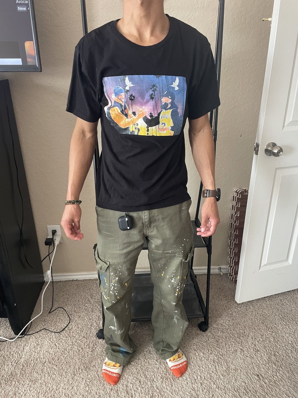 Rap Tees Nipsey Hustle x Kobe RIP LA Legends tee Size US M / EU 48-50 / 2 - 1 Thumbnail