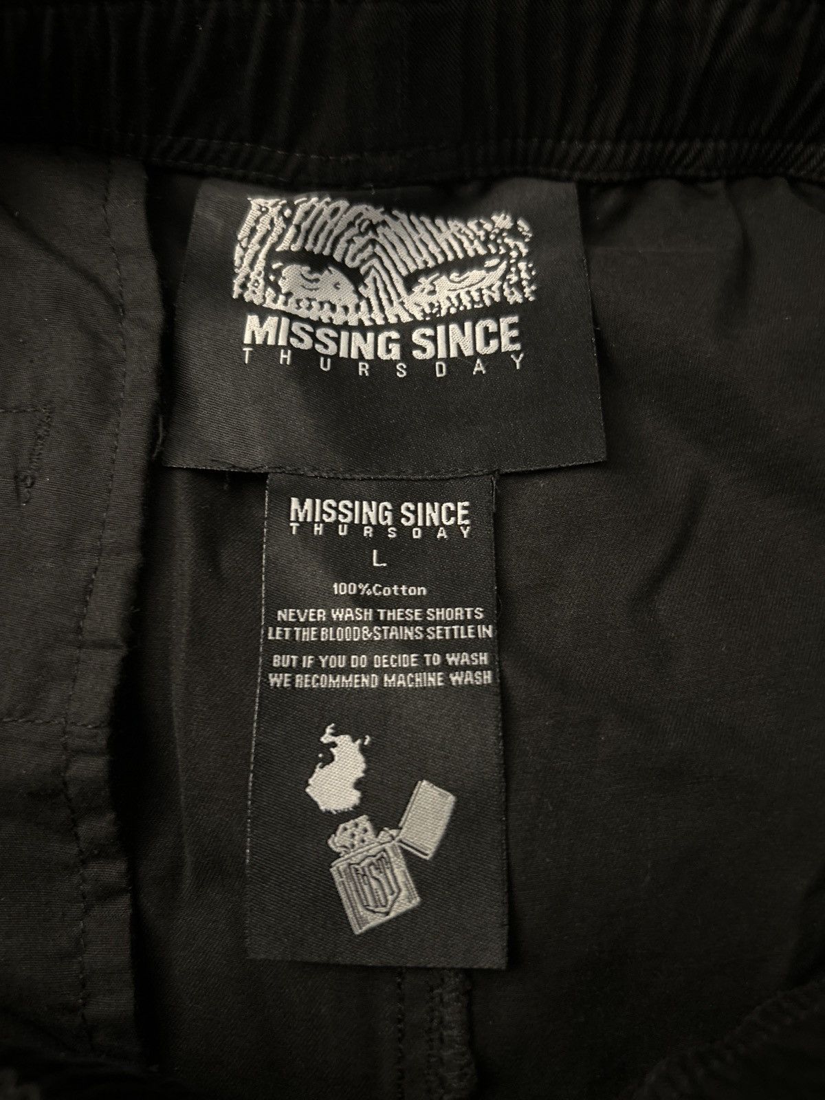 City Morgue × Missing Since Thursday (LIKE NEW) MST Patched Shorts Size US 34 / EU 50 - 4 Thumbnail