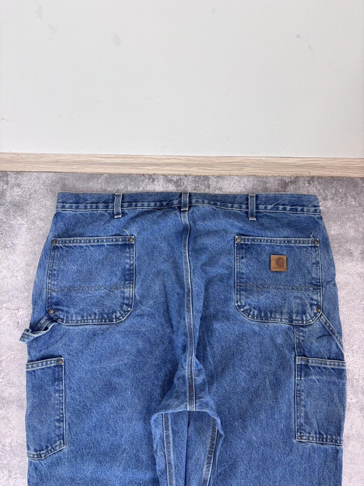 Carhartt Carhartt Men’s Double Knee Denim Jeans Loose Original Fit Size US 44 / EU 60 - 15 Thumbnail