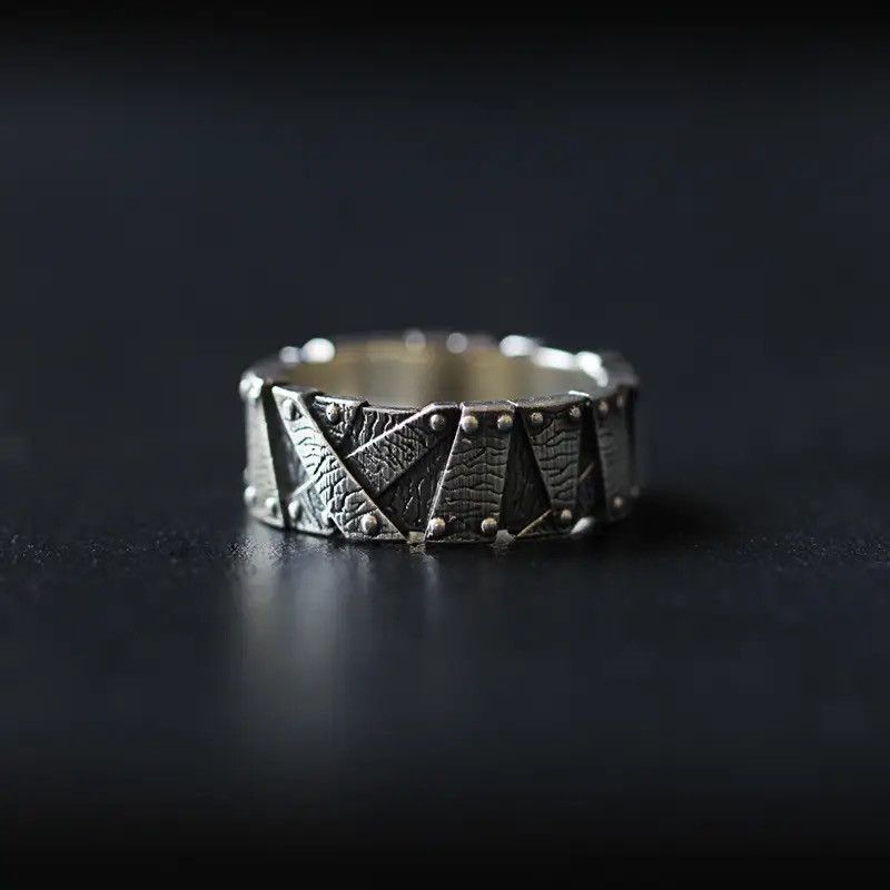 Jewelry × Vintage Fence" ring means S925 Thai silver ring Size ONE SIZE - 1 Thumbnail