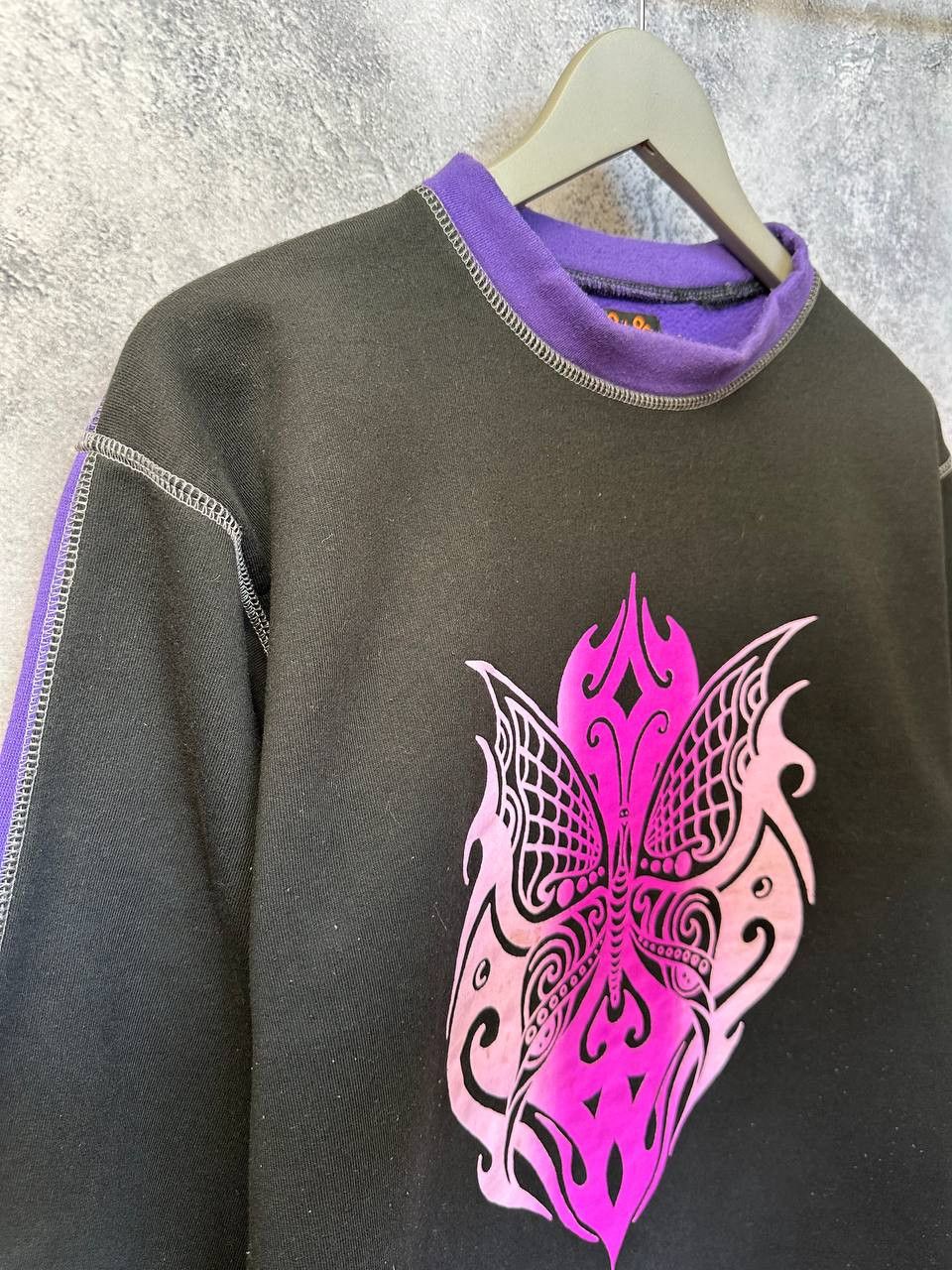 Handmade × Japanese Brand Gado Gado Vienna Tribal Butterfly Tattoo Sweatshirt Handmade Size US M / EU 48-50 / 2 - 4 Thumbnail