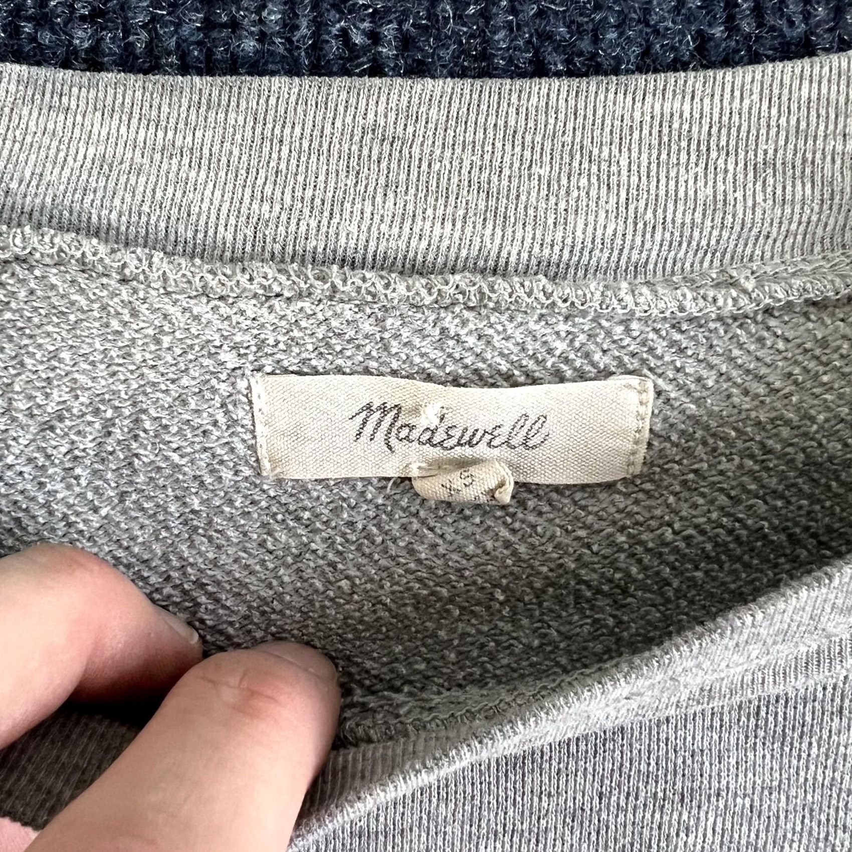 Madewell Madewell Shirt Womens XS Gray Short Sleeve Raglan Crew Neck Basic Top Size XS / US 0-2 / IT 36-38 - 2 Thumbnail