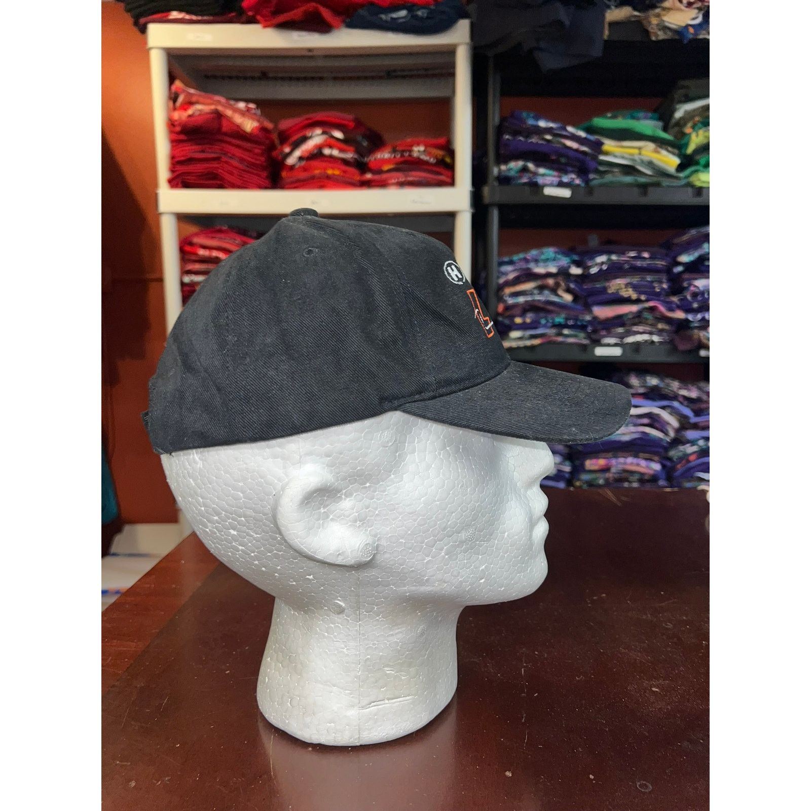 Yupong Yupoong Hat Hello Love Black Orange Cap Headwear Size ONE SIZE - 5 Thumbnail