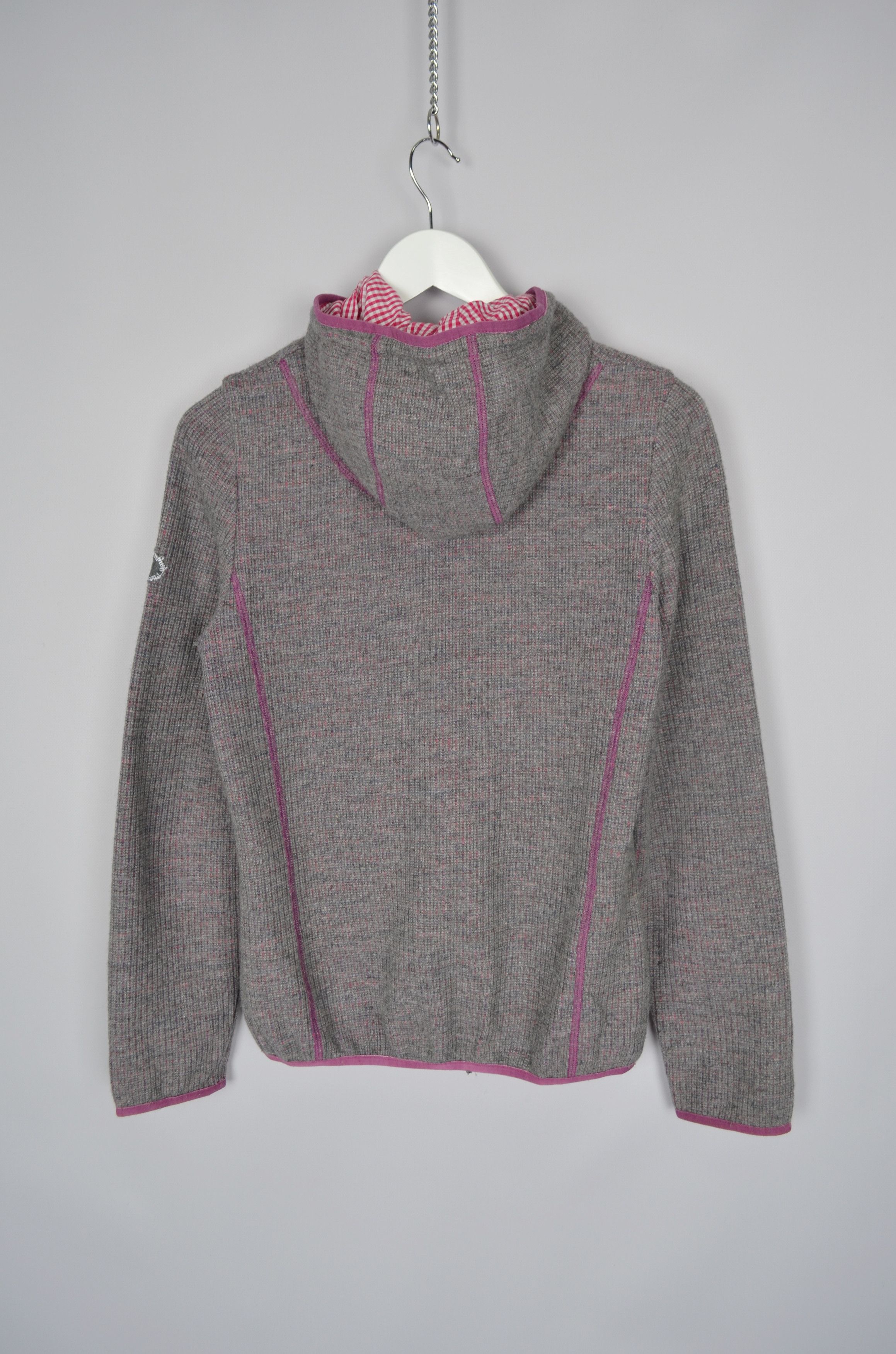 Designer Almgwand Austria Knit Full Zip Lined Jacket Hoodie Ski Apres Size M / US 6-8 / IT 42-44 - 8 Thumbnail