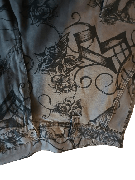 Billabong × Designer Billabong dagger tattoo cargo shorts Size US 32 / EU 48 - 7 Thumbnail