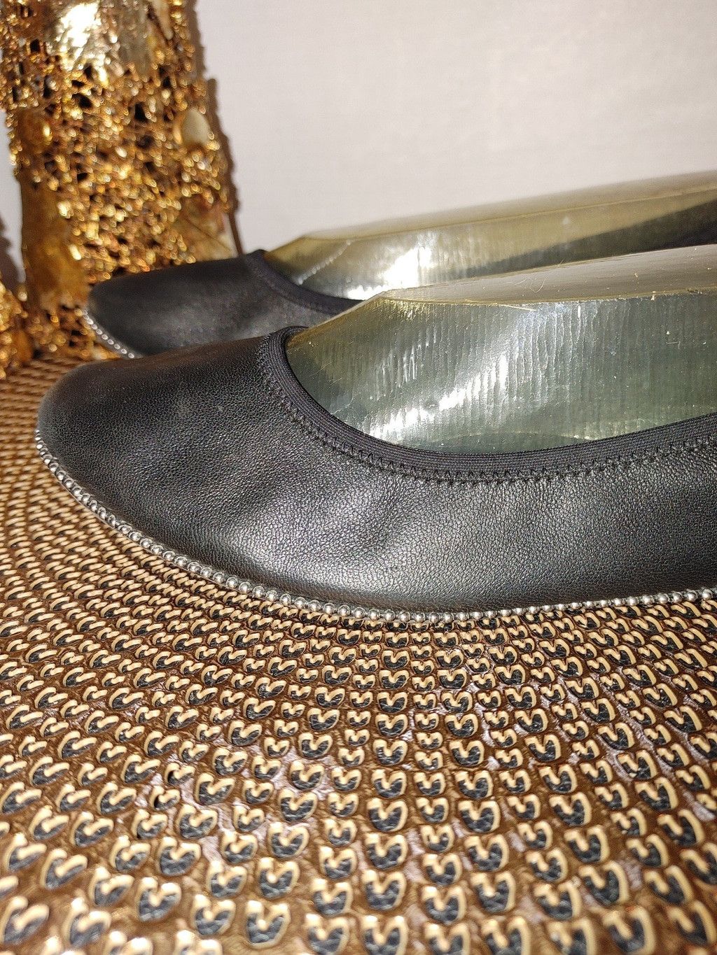 Chelsea Soccer Chelsea and Violet Ruby Studded Ballet Flats Size 10M Size US 10 / IT 40 - 1 Thumbnail