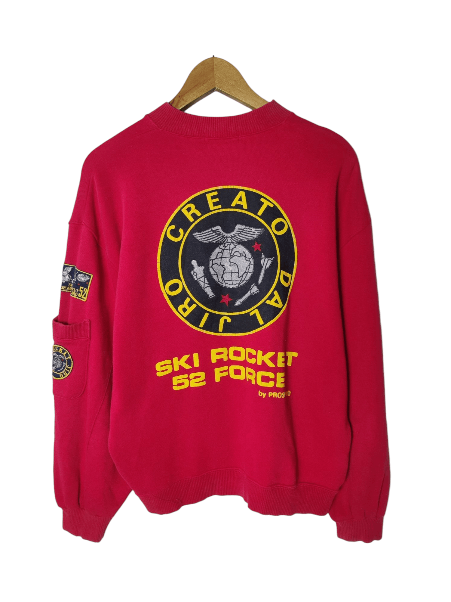 Japanese Brand Vintage Jiro Ski Rocket Japanese Sweatshirt Size US M / EU 48-50 / 2 - 1 Thumbnail
