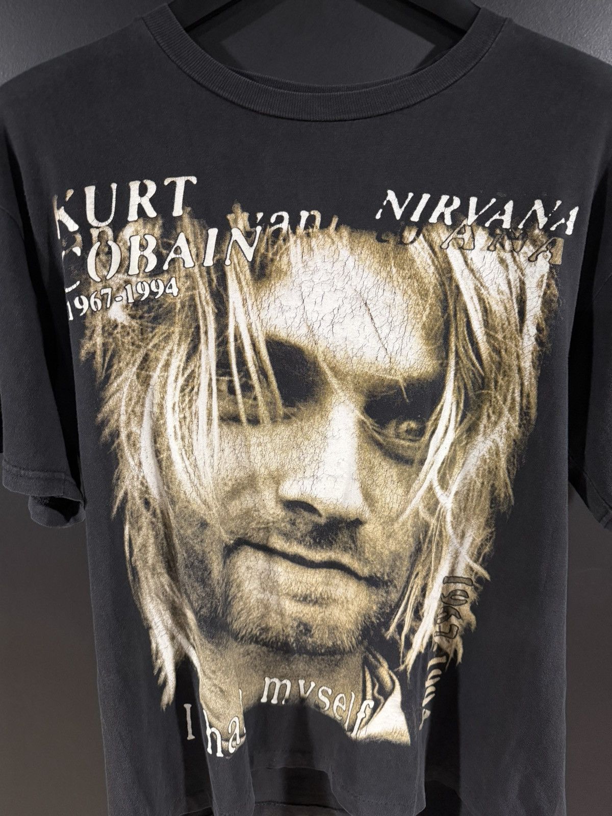 Band Tees 1990s Vintage Nirvana Kurt Cobain Single Stitch Faded Tee L Size US L / EU 52-54 / 3 - 2 Thumbnail