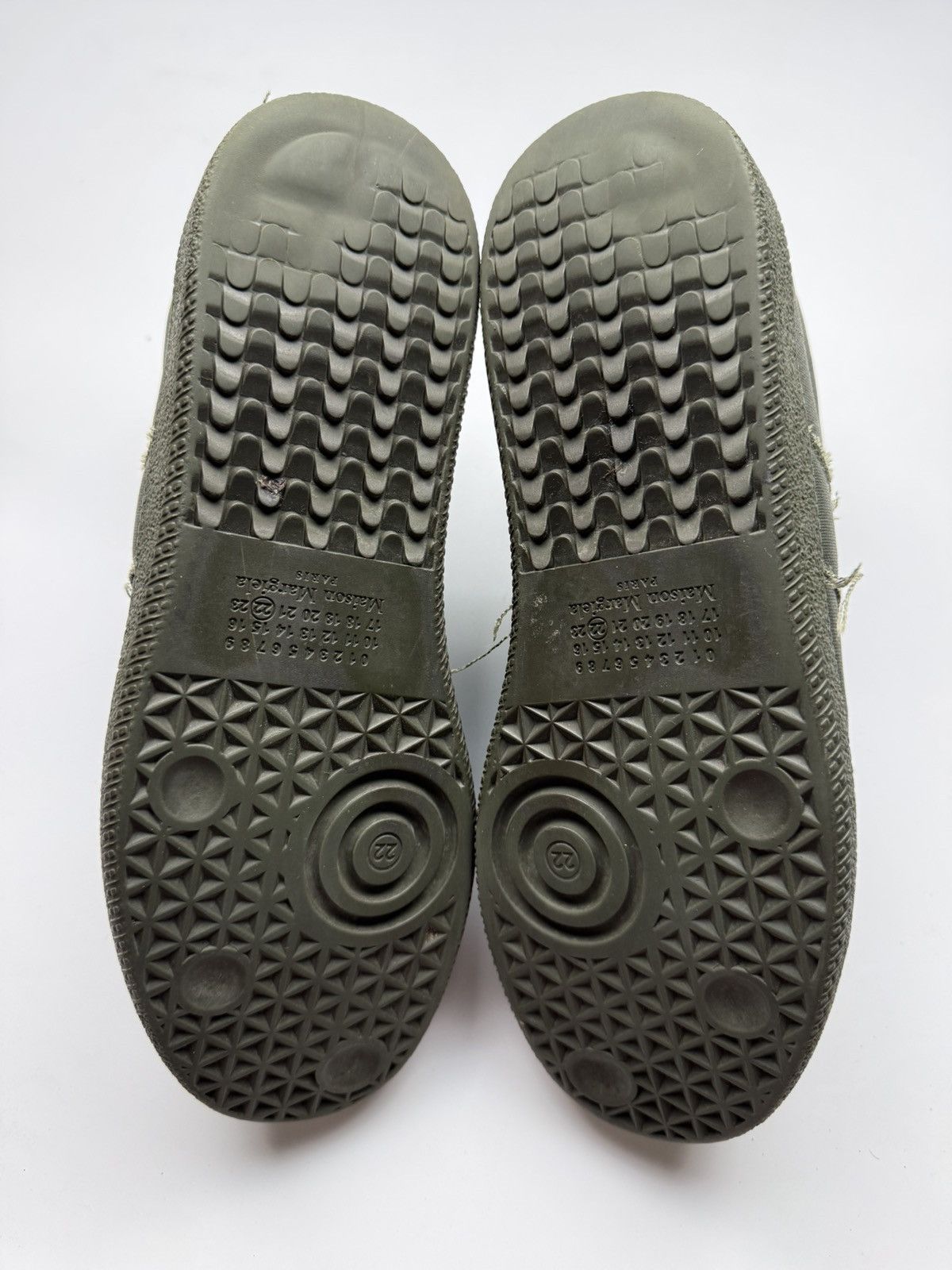 Maison Margiela Maison Margiela Gats Distressed Olive Green Size US 9 / EU 42 - 10 Thumbnail