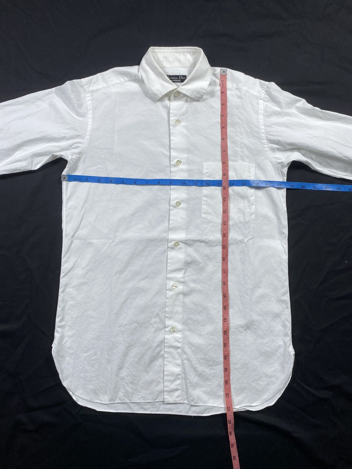 Christian Dior Monsieur Christian Dior White shirts button up Size US M / EU 48-50 / 2 - 9 Thumbnail