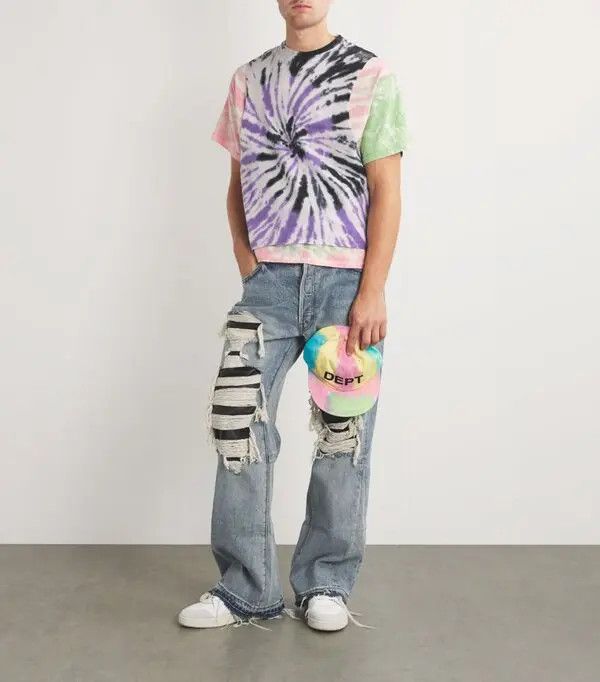 Gallery Dept. o1mle0326 Macho Tee Shirt Tie Dye Tie in Multicolor Size US M / EU 48-50 / 2 - 6 Thumbnail