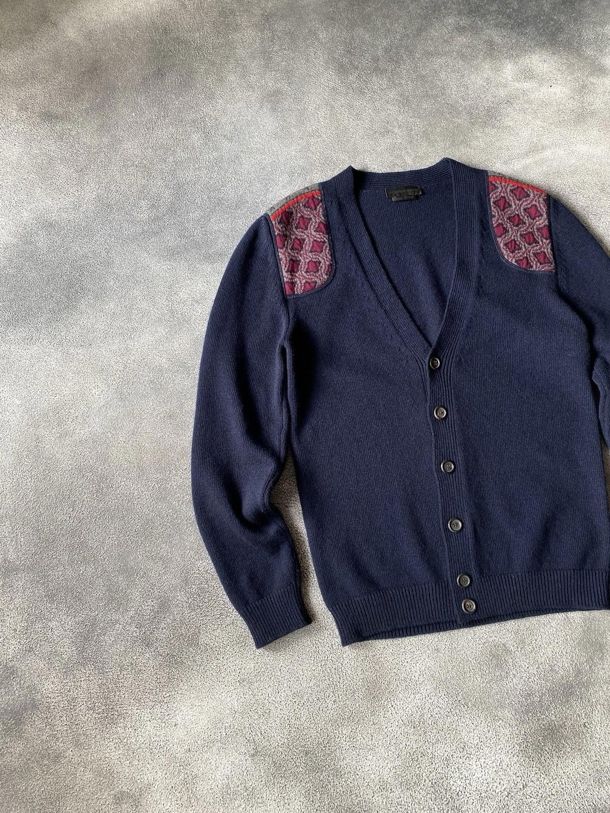 Alexander McQueen Alexander McQueen Cardigan Wool "Winter Theme" Sweater Men Size US M / EU 48-50 / 2 - 4 Thumbnail
