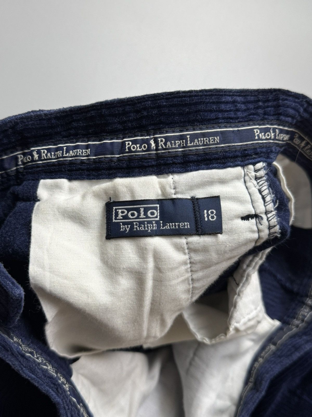 Polo Ralph Lauren Ralph Lauren - Corduroy Blue Regular fit Pants Size US 28 / EU 44 - 9 Thumbnail