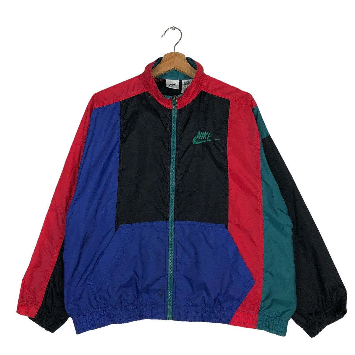 🔥VINTAGE NIKE LIGHT JACKET TRIPLE COLOUR DESIGN