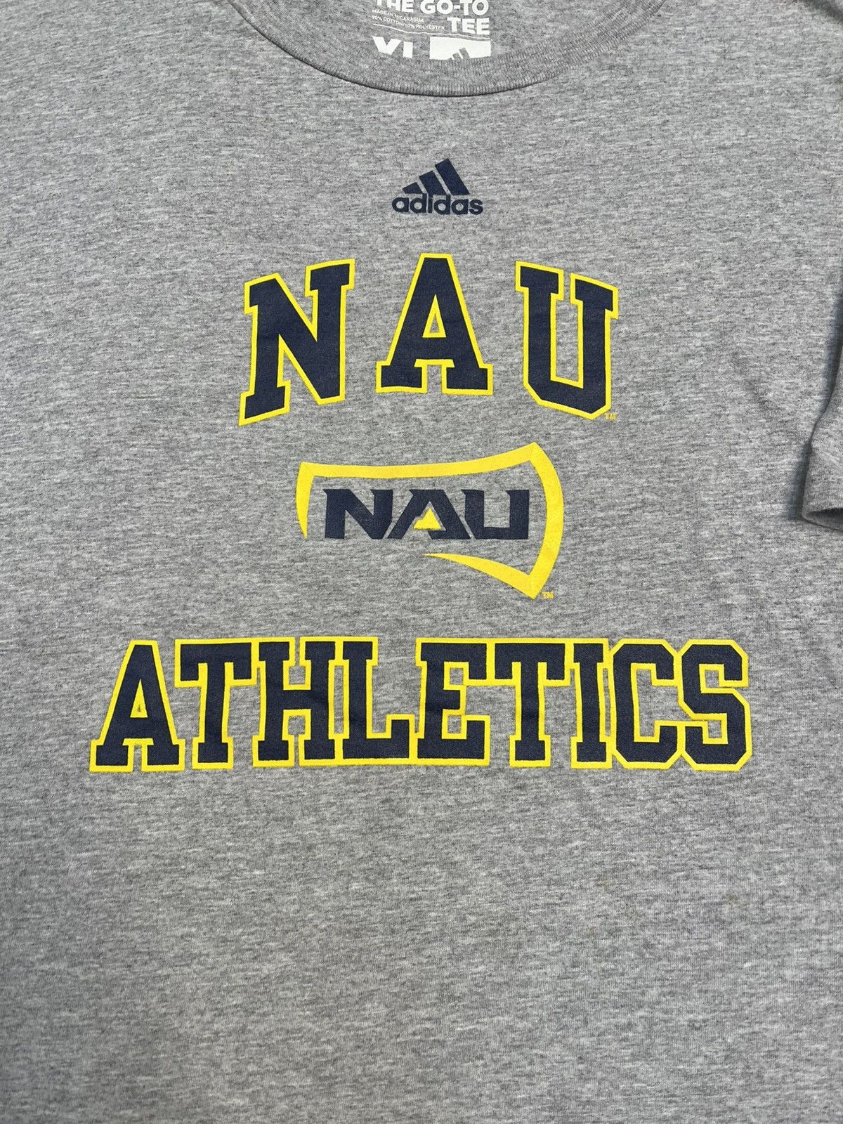 Adidas Adidas NCAA NAU Northern Arizona Lumberjack University Shirt Size US XL / EU 56 / 4 - 2 Thumbnail
