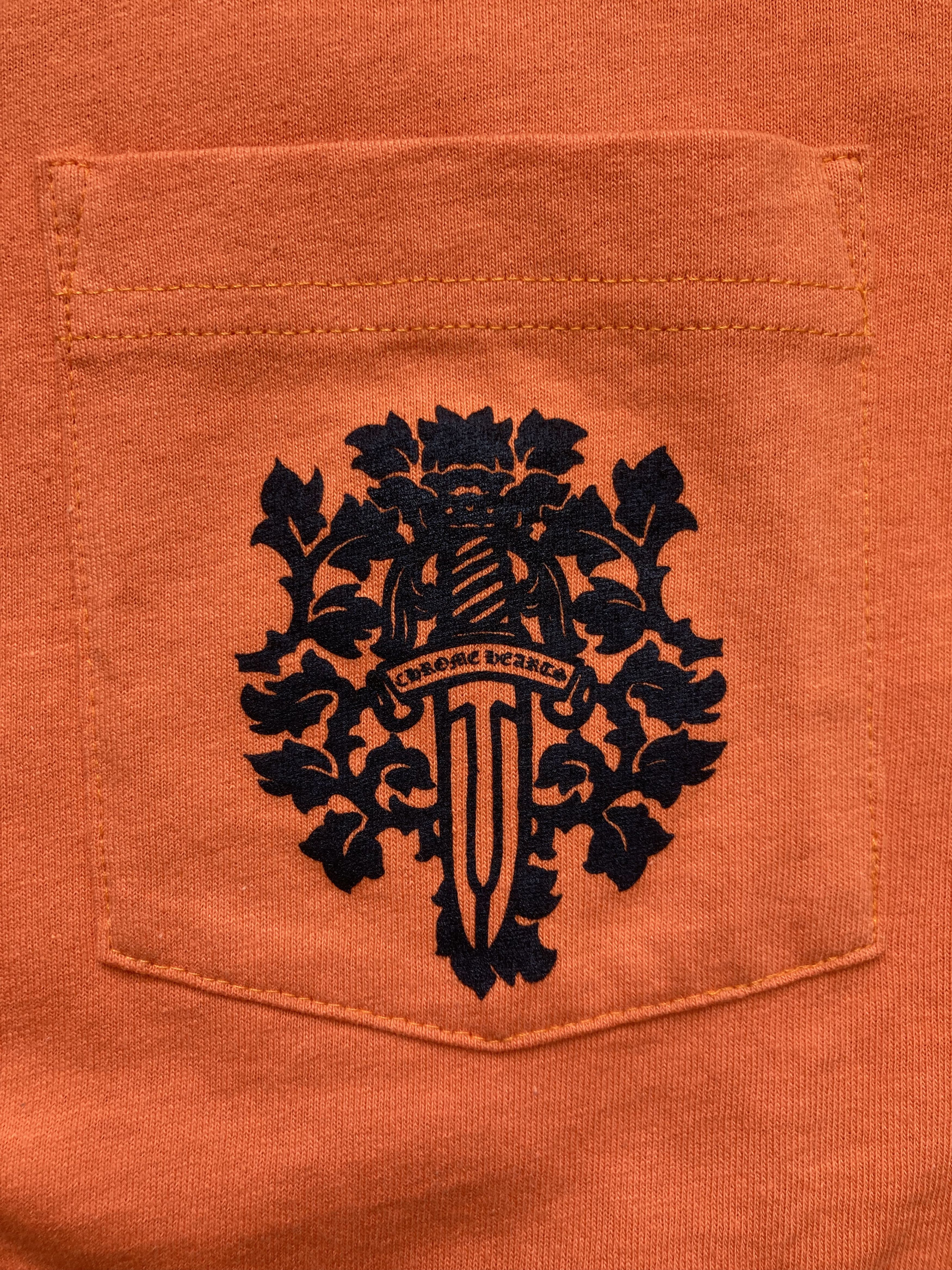 Chrome Hearts Chrome Hearts Vine Dagger Orange Short Sleeve Tee Size US L / EU 52-54 / 3 - 3 Thumbnail