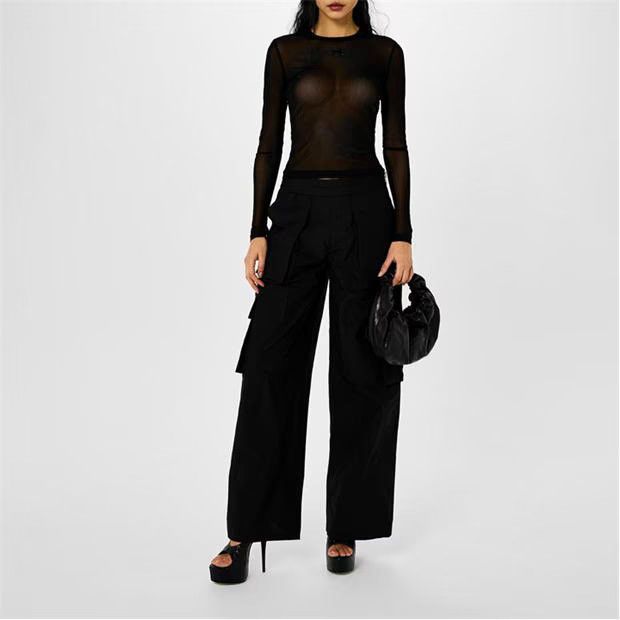 Alexander Wang o1g2r1mq0824 Size: OS / Crescent Small Crackle Bag in Black Size ONE SIZE - 5 Thumbnail