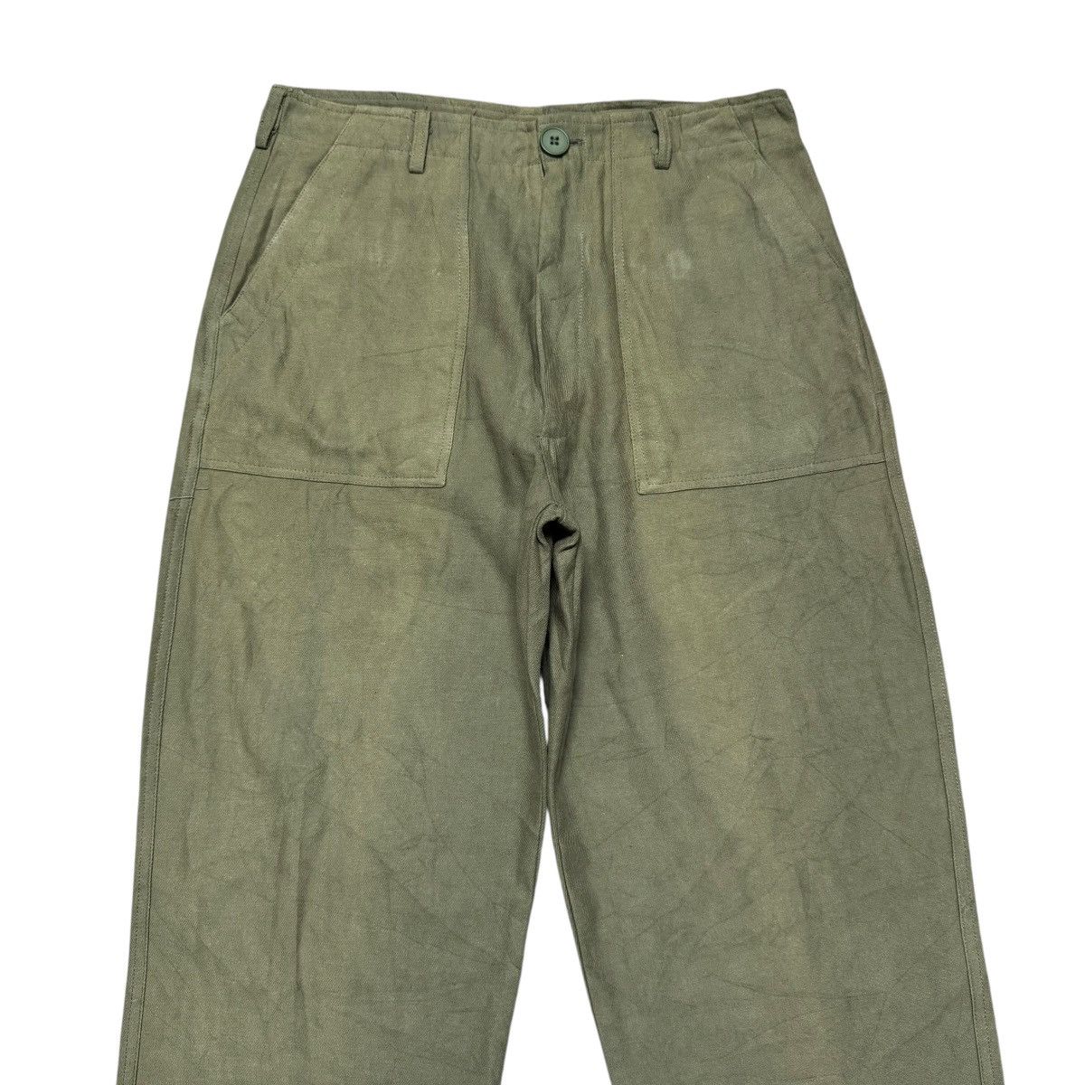 Japanese Brand Broken Base Sunfaded Fatigue Pants Size US 31 - 3 Thumbnail