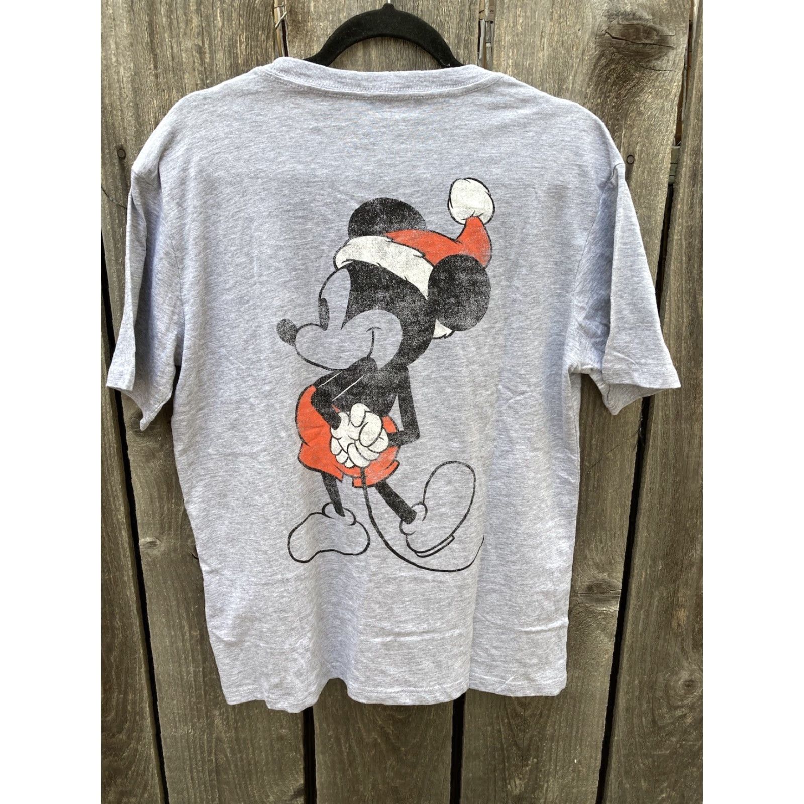 Disney Disney Men's Christmas Mickey Mouse Grey SS T-Shirt M NWT RN0101531 Size US M / EU 48-50 / 2 - 5 Thumbnail