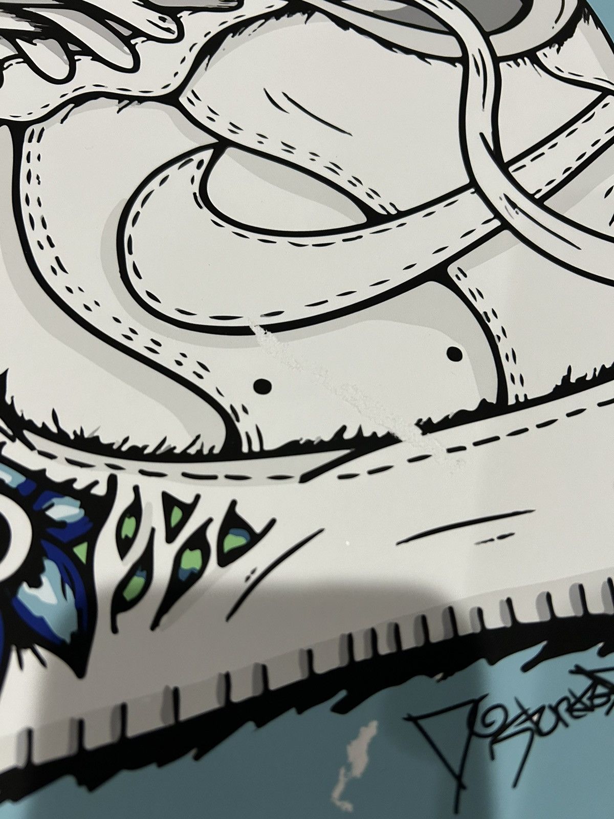 Nike Distortedd Tropical Nike Fine Art Print Size ONE SIZE - 6 Thumbnail