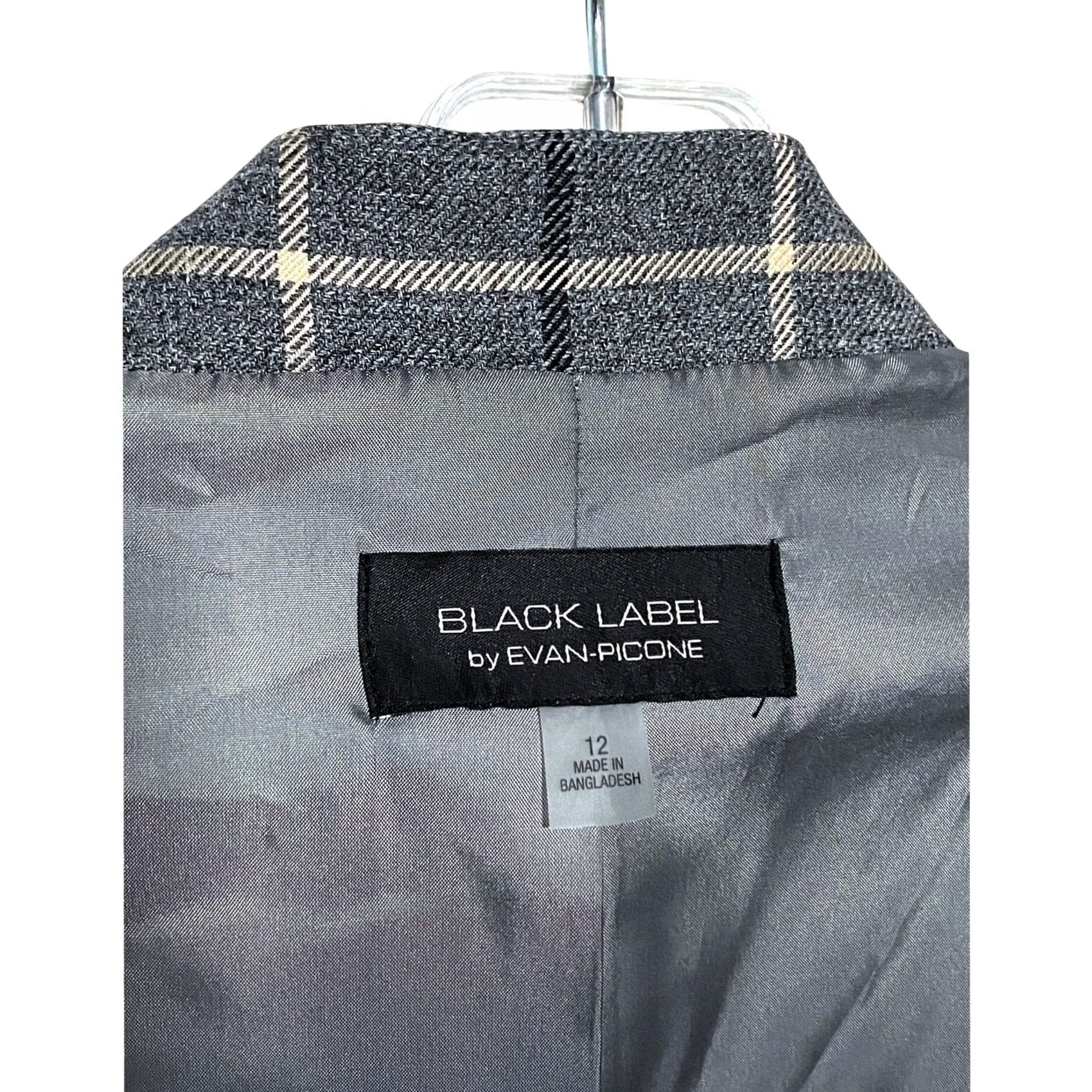 Vintage VINTAGE Black Label by Evan Picone Plaid Blazer Womens 12 Blazer Business Workwear Office Preppy Womens Size XL / US 12-14 / IT 48-50 - 7 Thumbnail