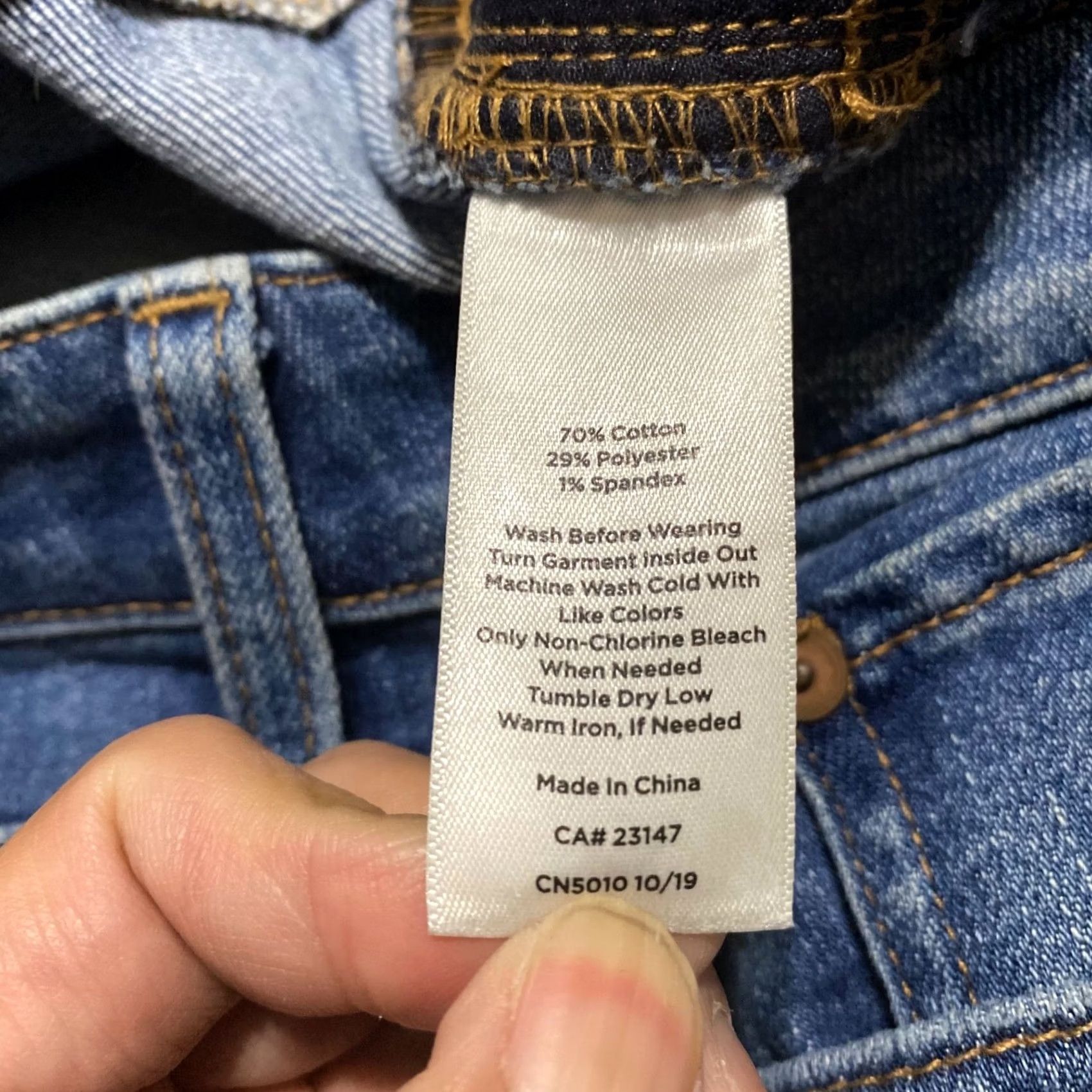 Talbots Talbots Jeans Blue Medium Wash High Waist Ankle Denim 26 Inseam 5-Pocket Regular Women Size 28" / US 6 / IT 42 - 4 Thumbnail