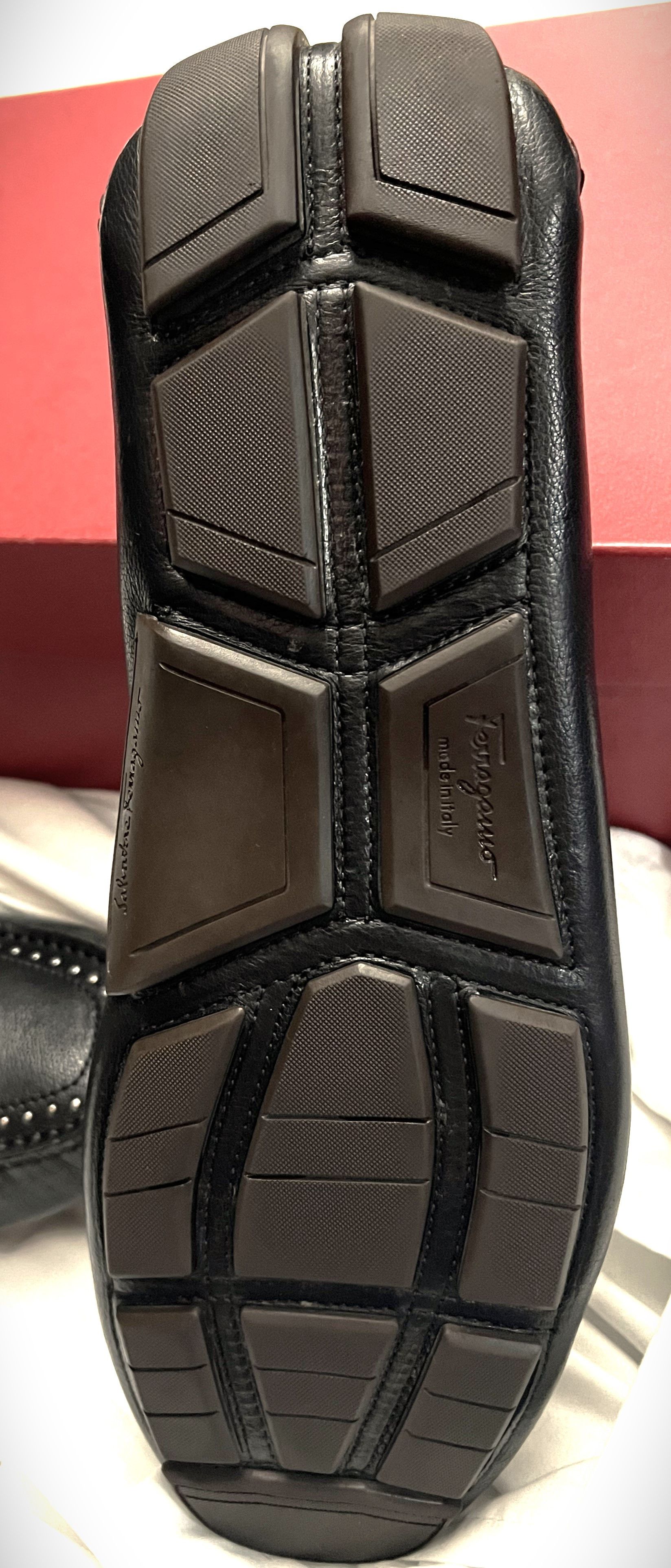 Salvatore Ferragamo PARIGI STU CM NERO BUFFALO Size US 11 / EU 44 - 7 Thumbnail